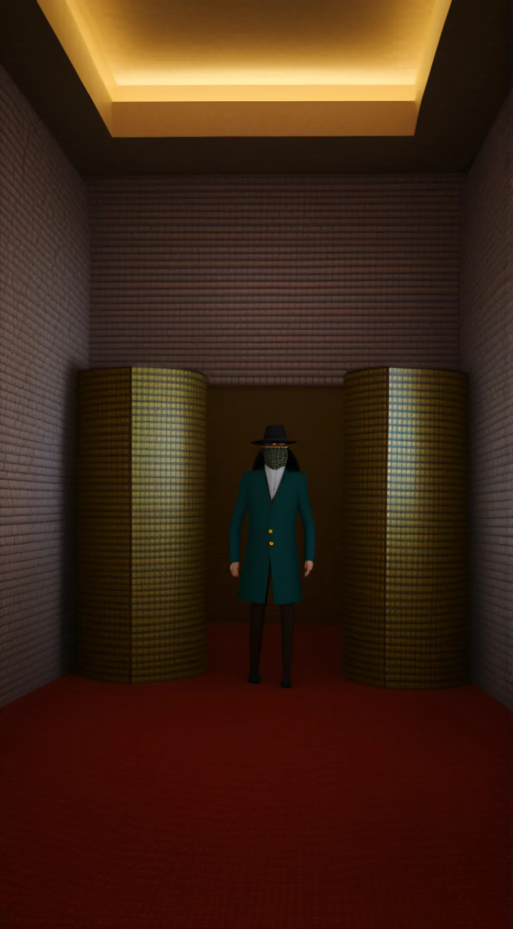 ai character: Ninja background