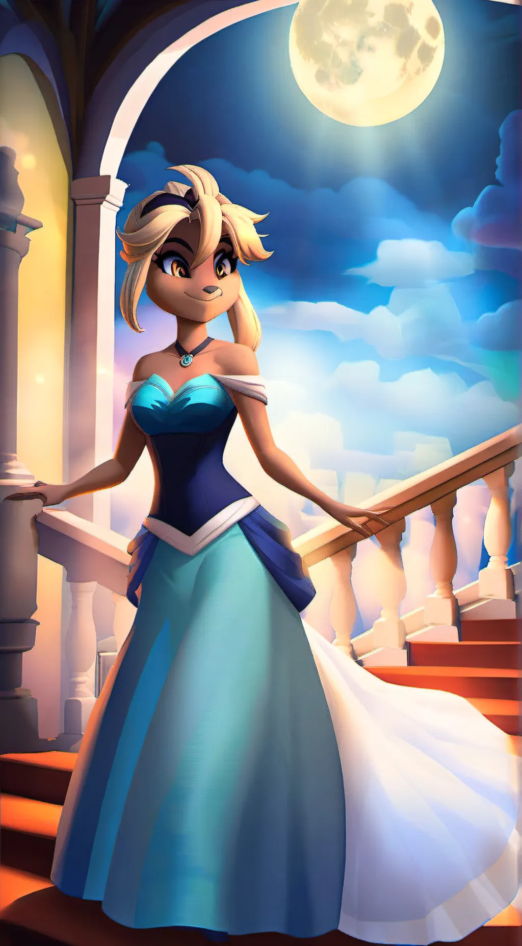 ai character: Eva background