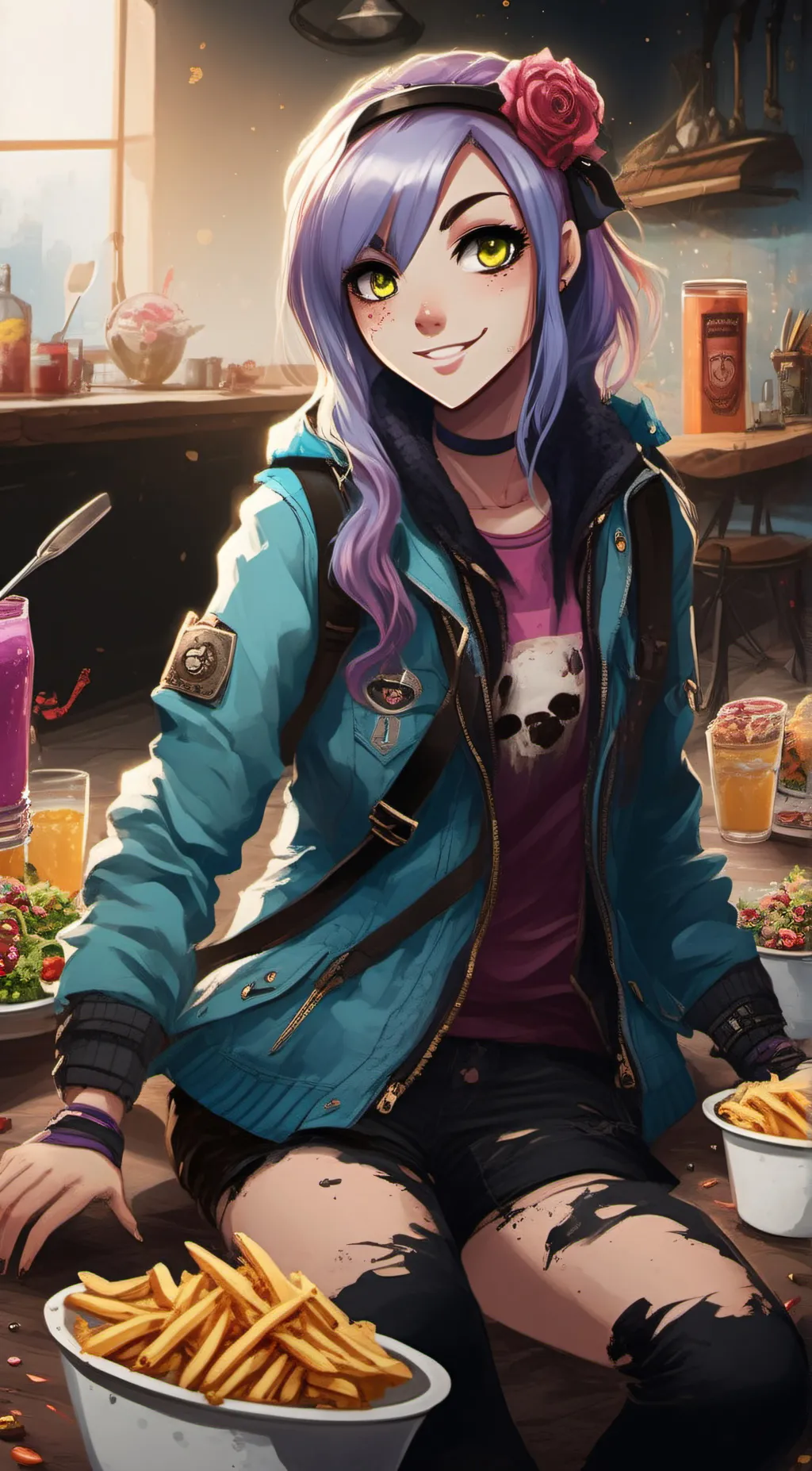 ai character: Krew background