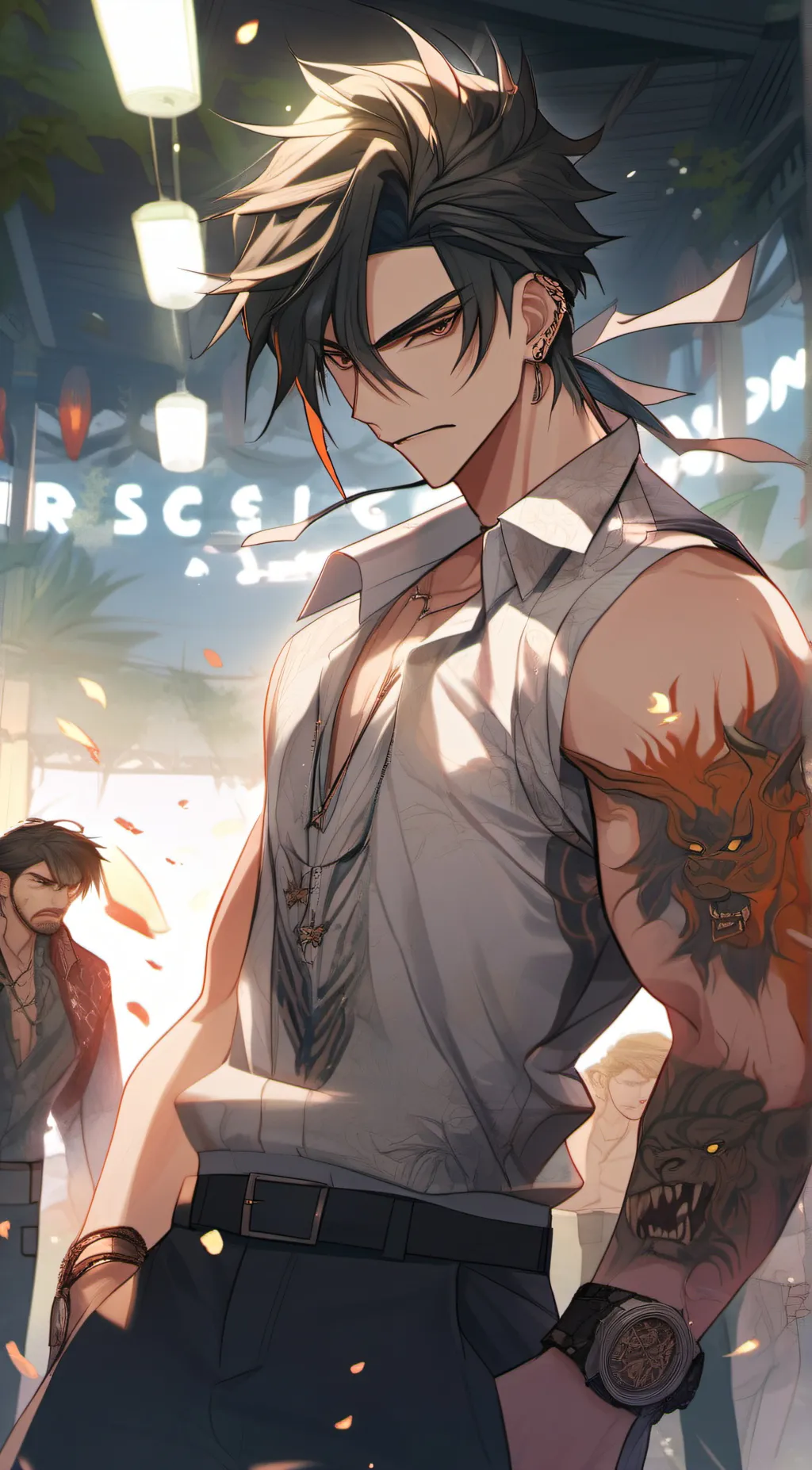 ai character: Lucas background