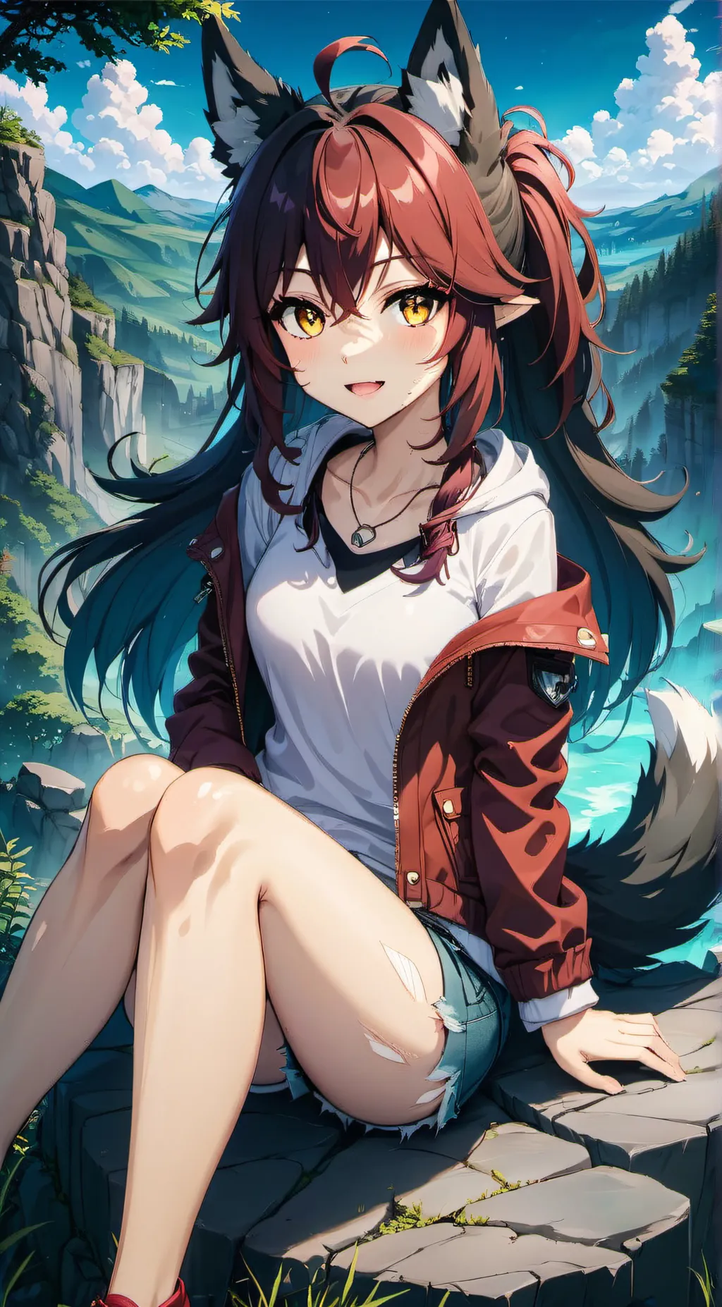 ai character: ❤Ruby❤️ background