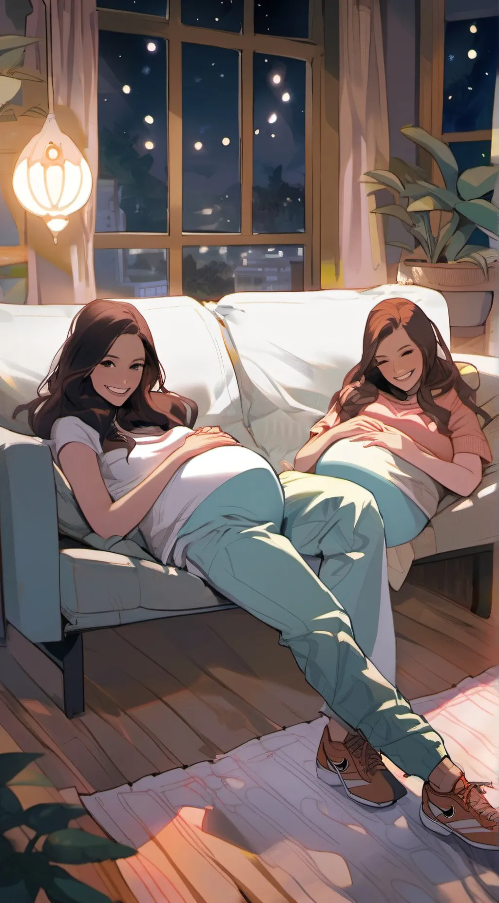 ai character: Ruby & Hazel background