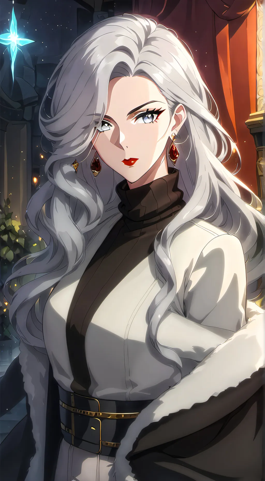 ai character: Nana Aoyama  background