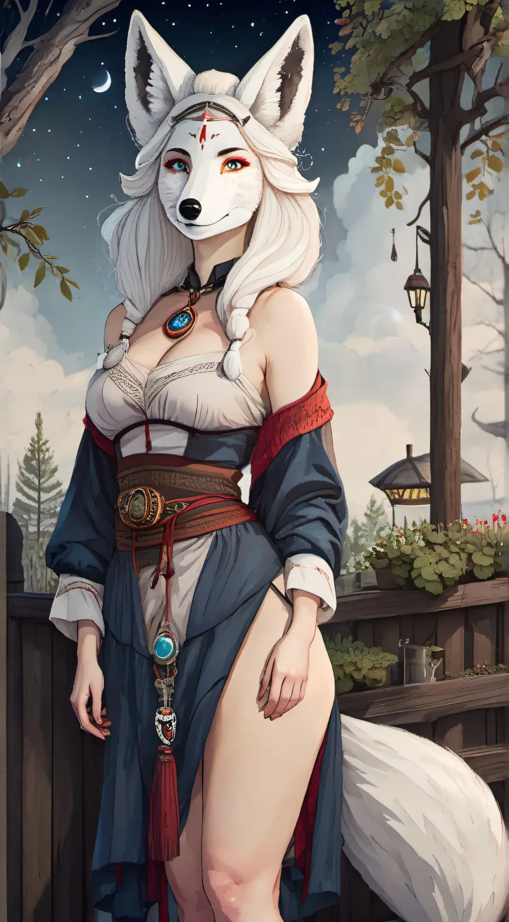 ai character: Xenia background