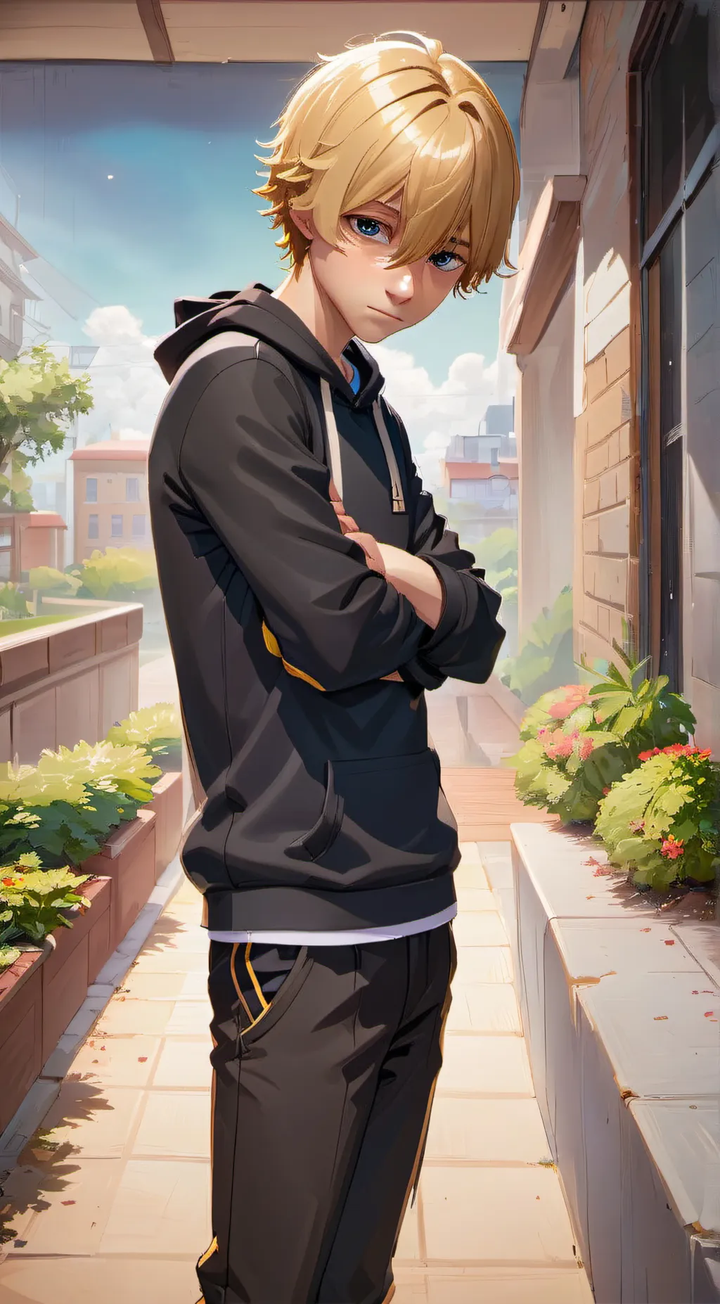 ai character: Max background