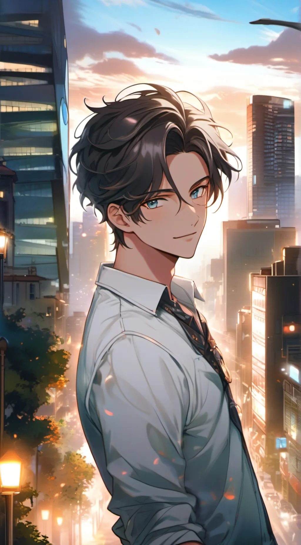 ai character: Cam background