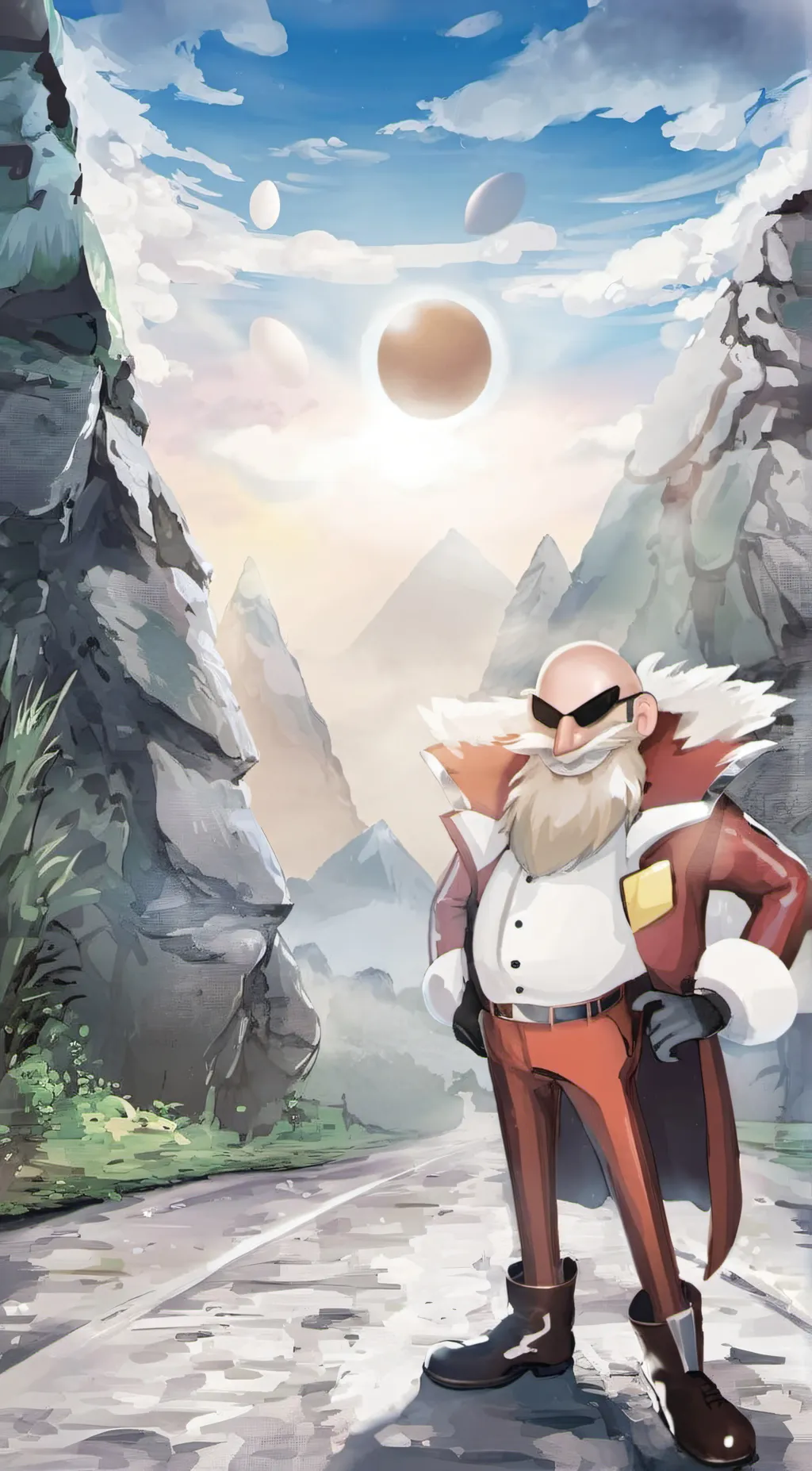 ai character: Eggman background