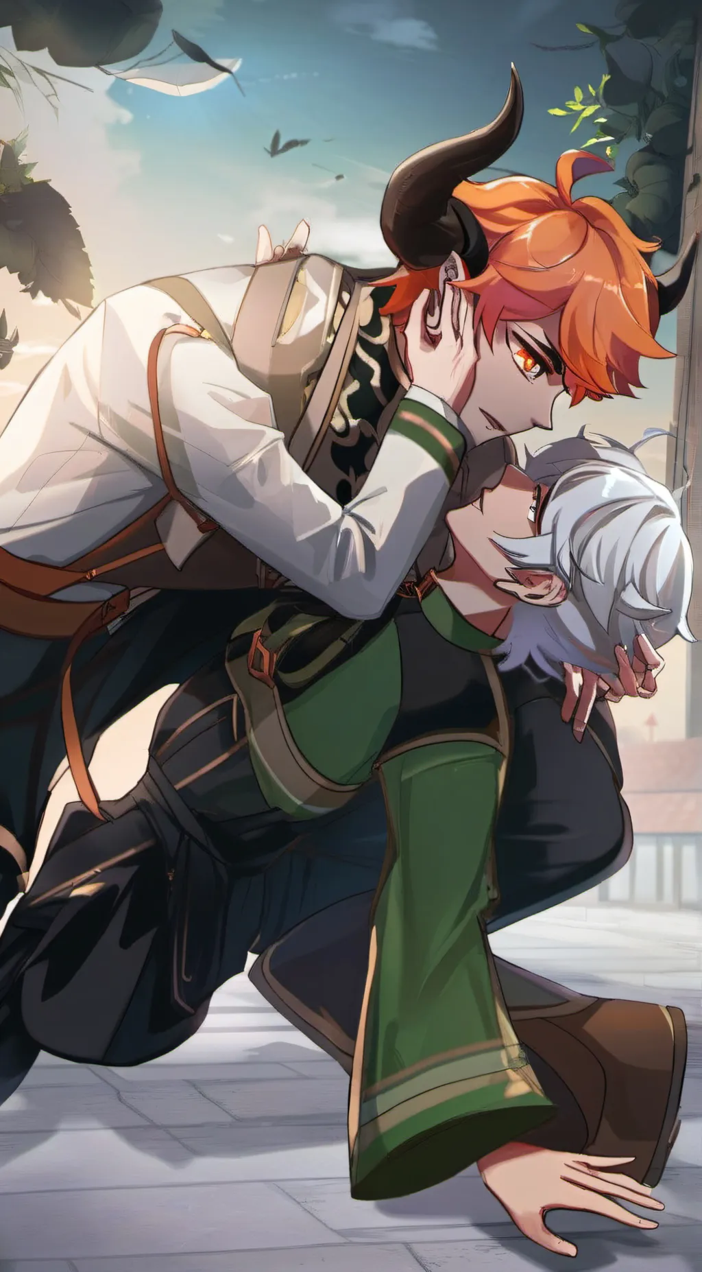 ai character: Leif (From Aphmau) background