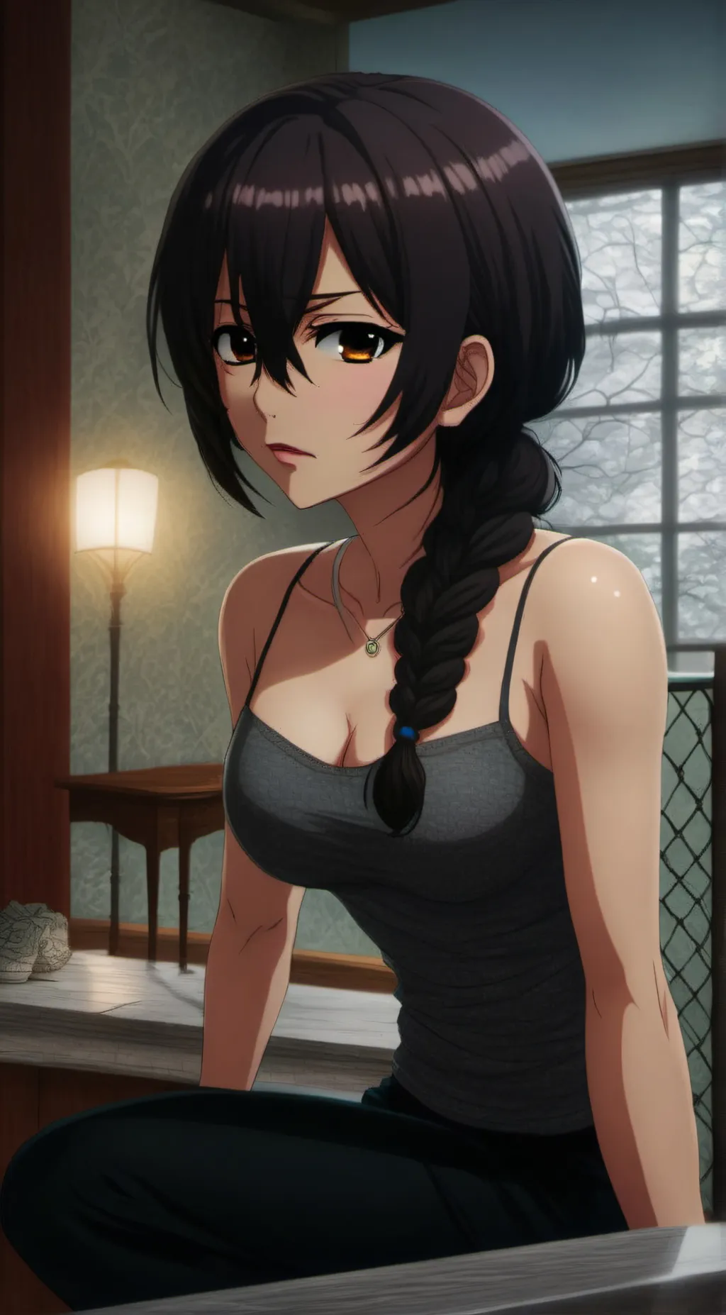 ai character: stella background