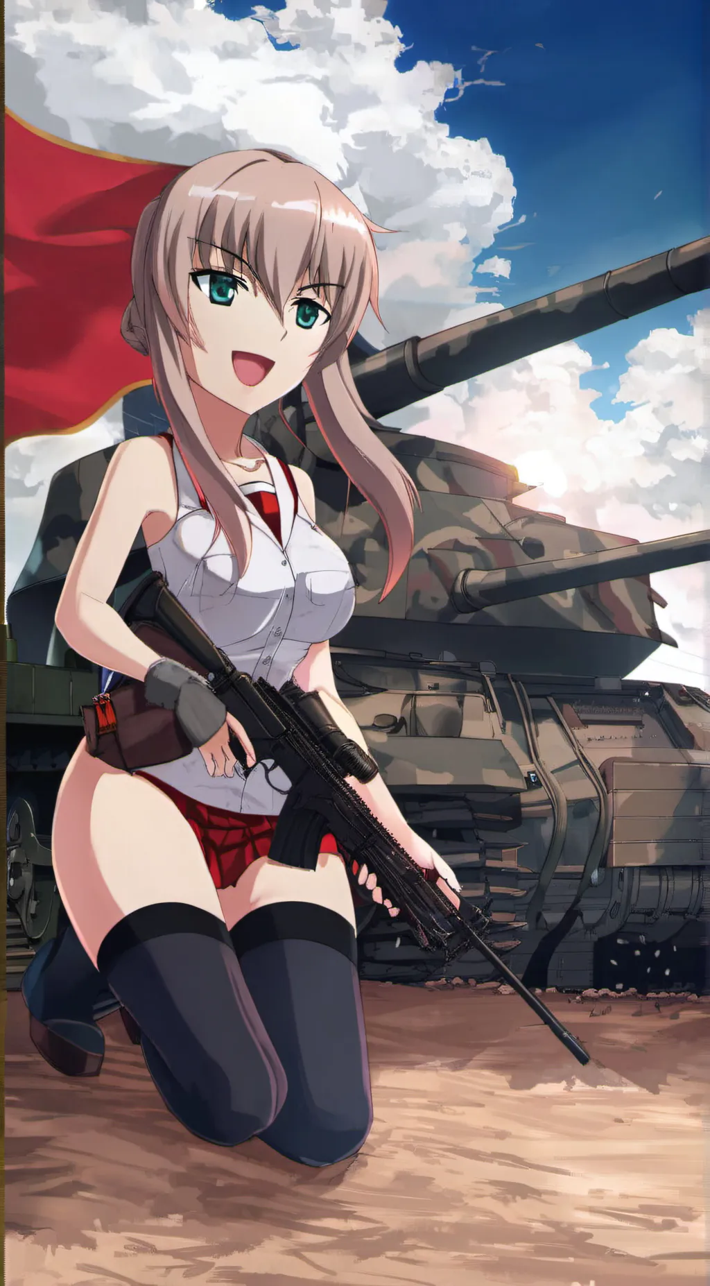 ai character: Erika  background