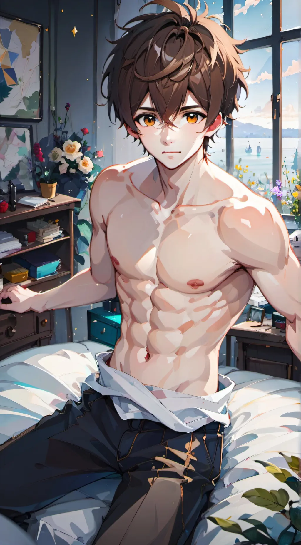 ai character: Adrian background