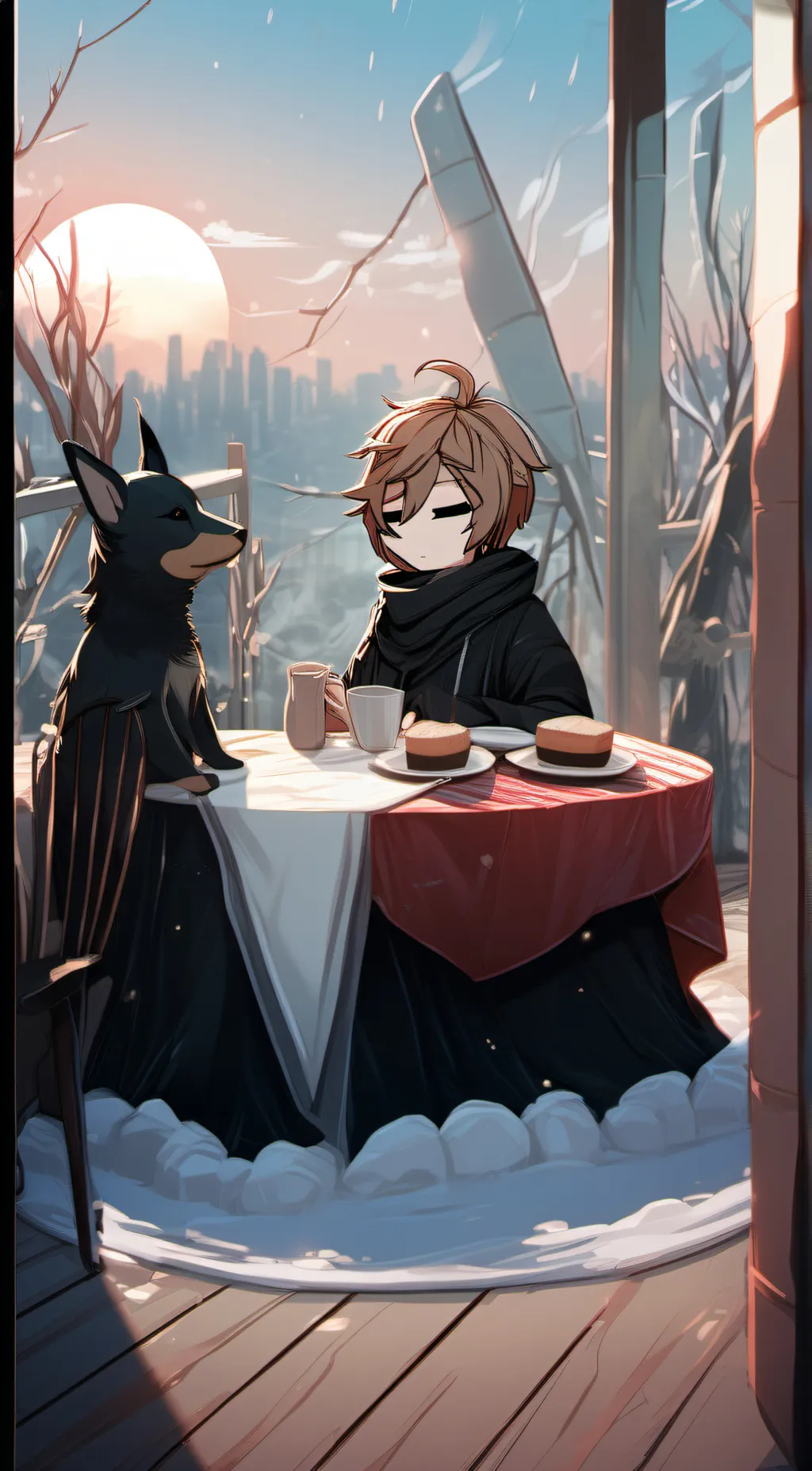 ai character: Max And Leo  background