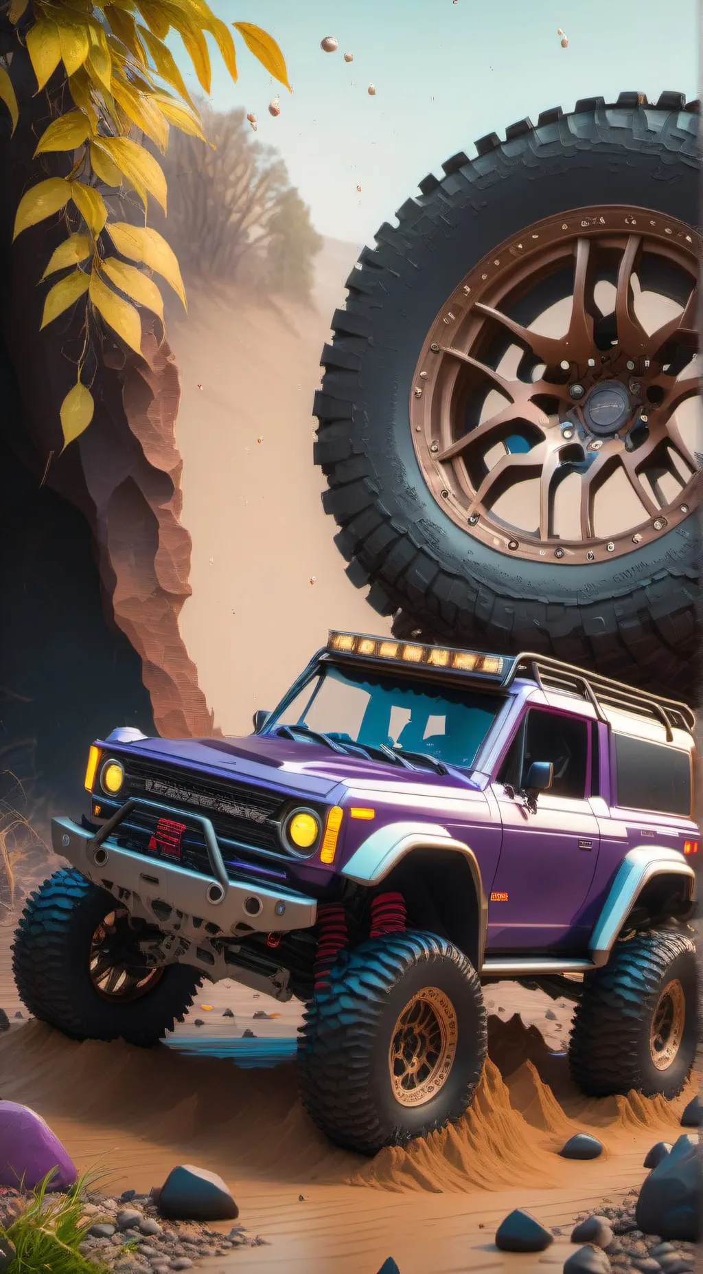 ai character: Traxxas TRX-4 background