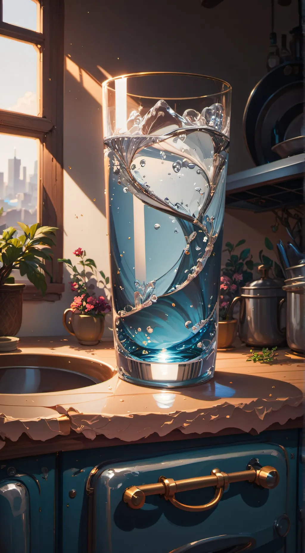 ai character: H2O  background