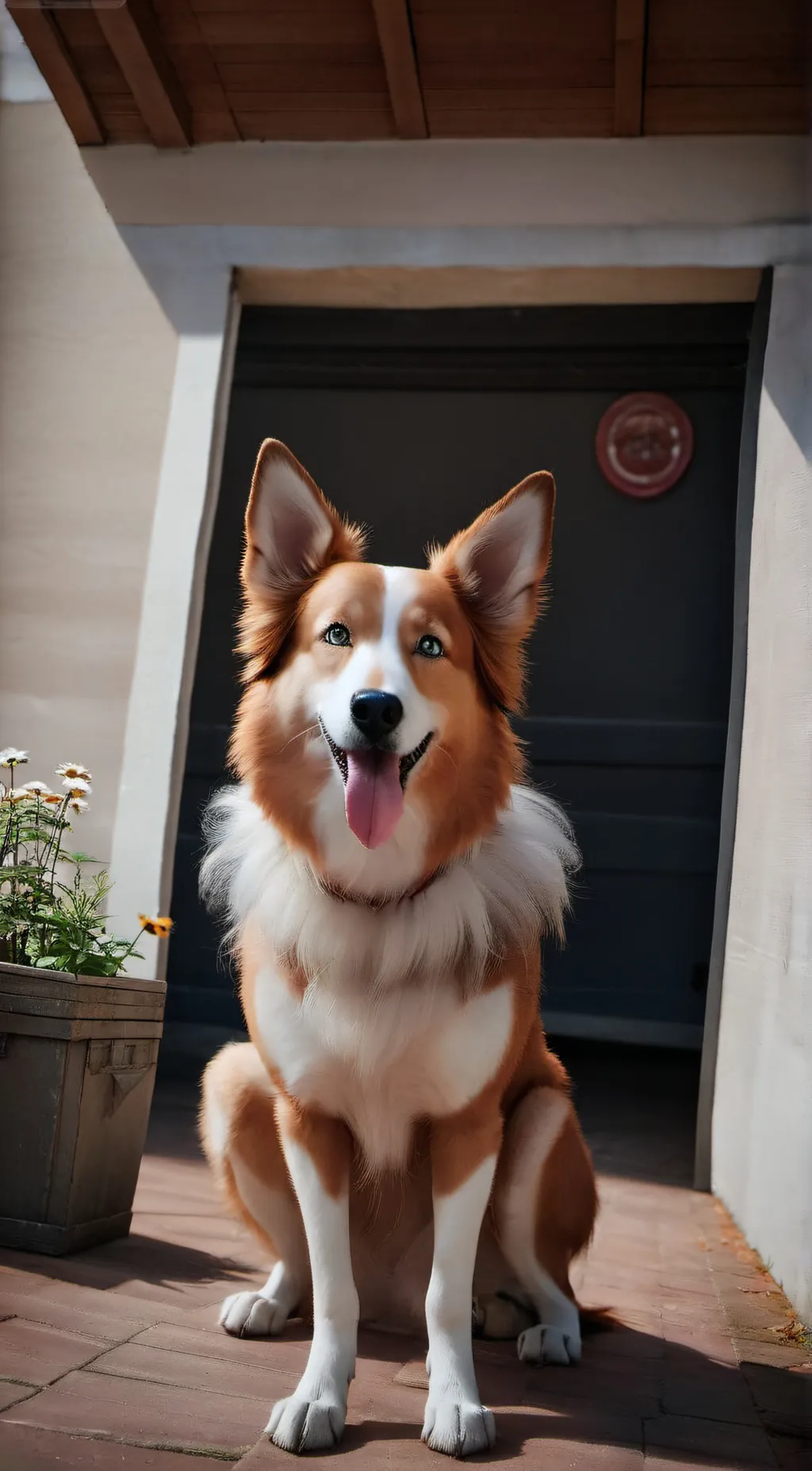 ai character: Poggo the dog background