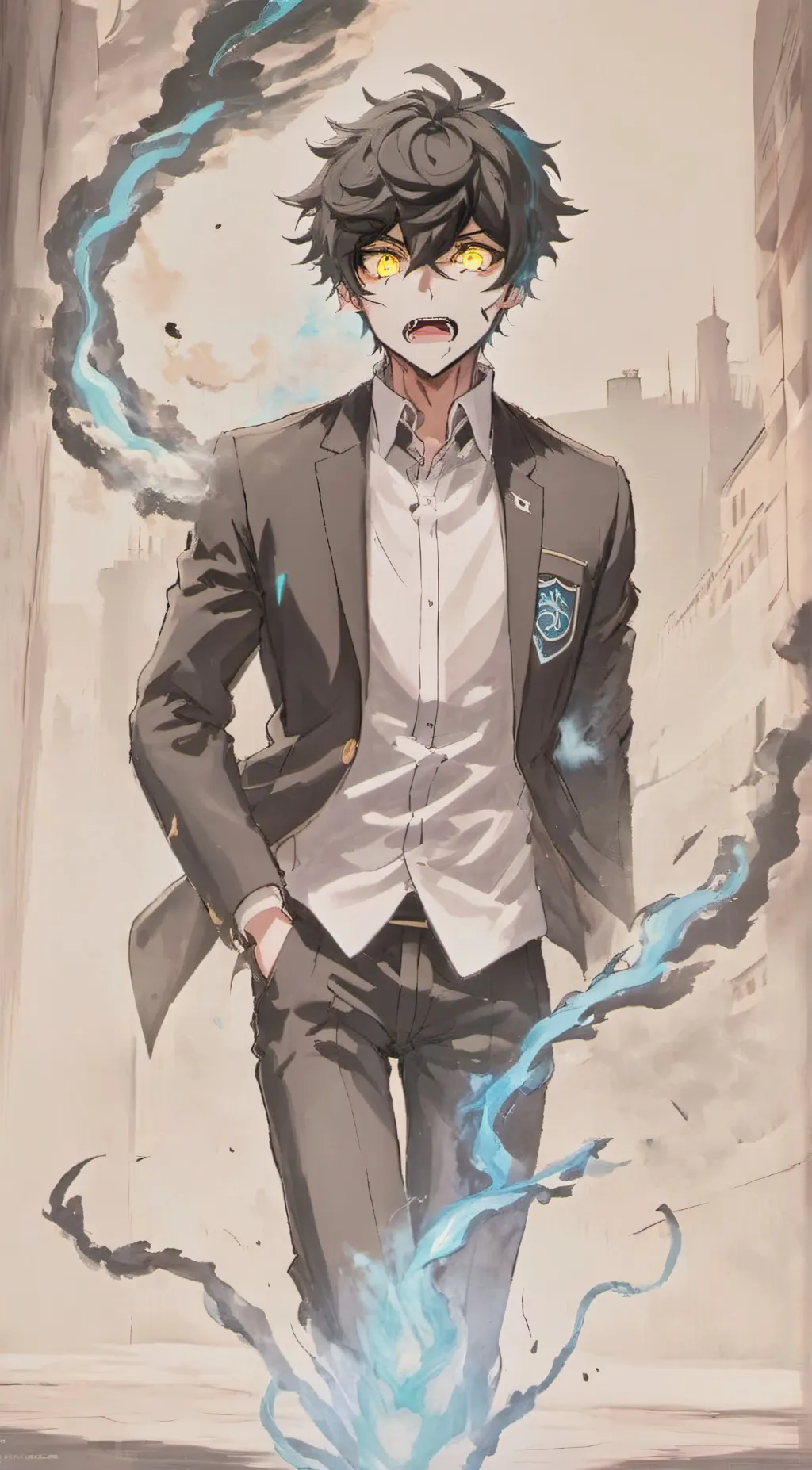 ai character: Lucas background