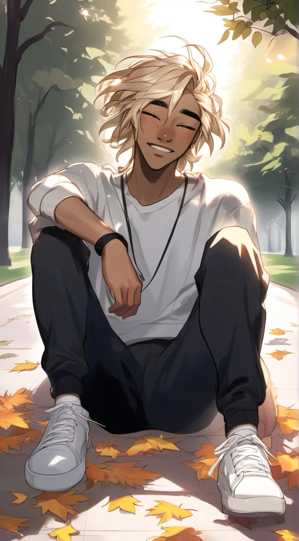 ai character: Ash background