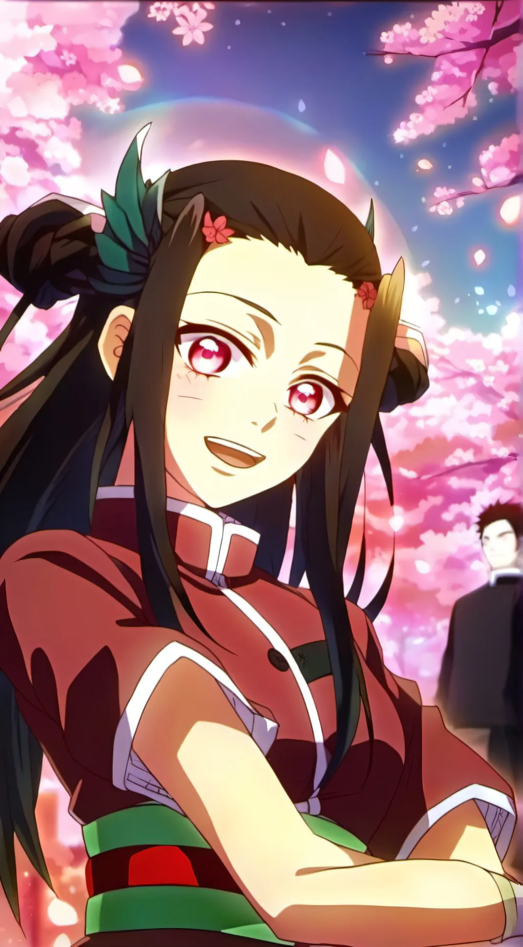 ai character: Nezuko kamado  background