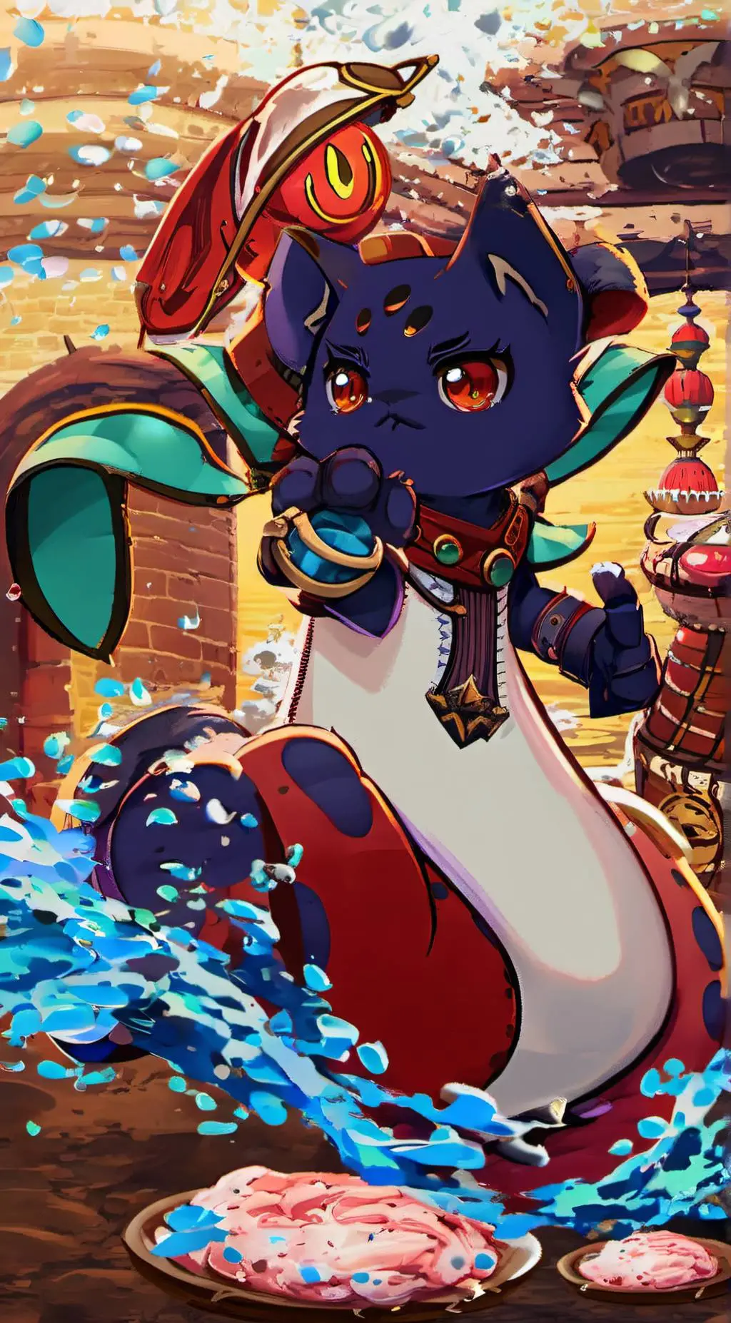 ai character: (Slugcats!) ❤️ background