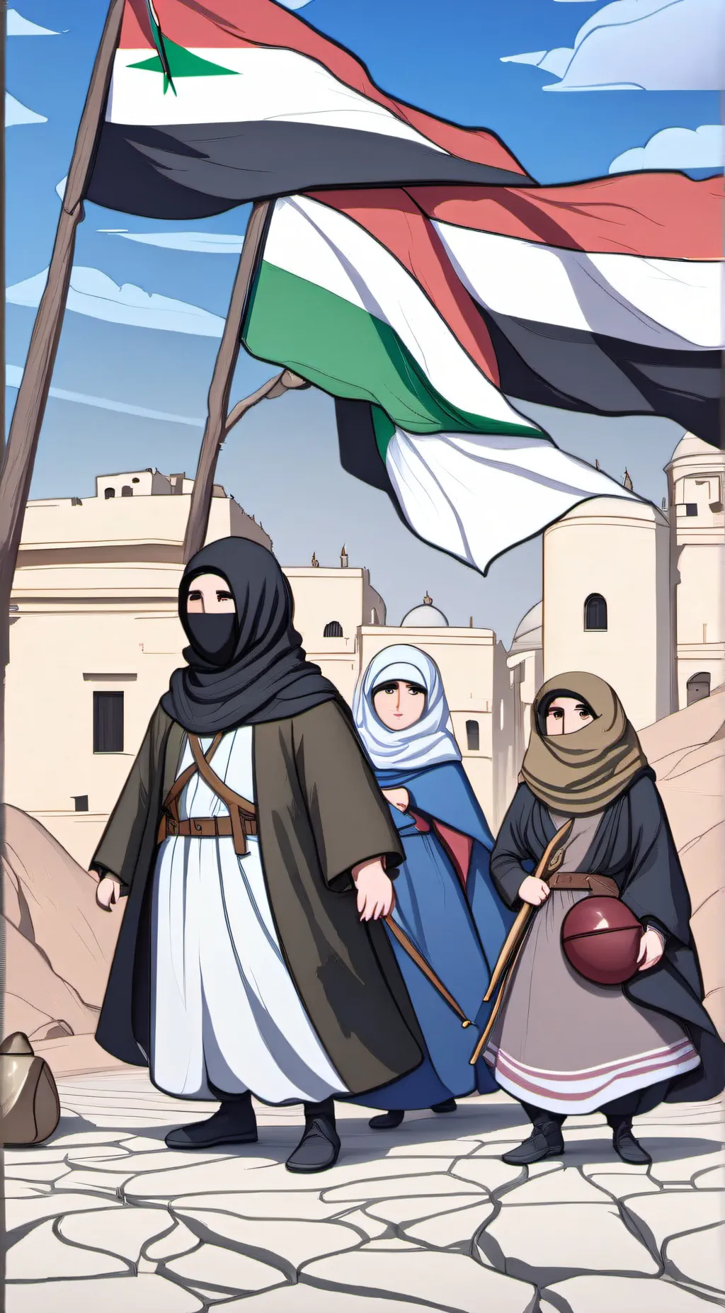 ai character: palestine lover 🇵🇸 background