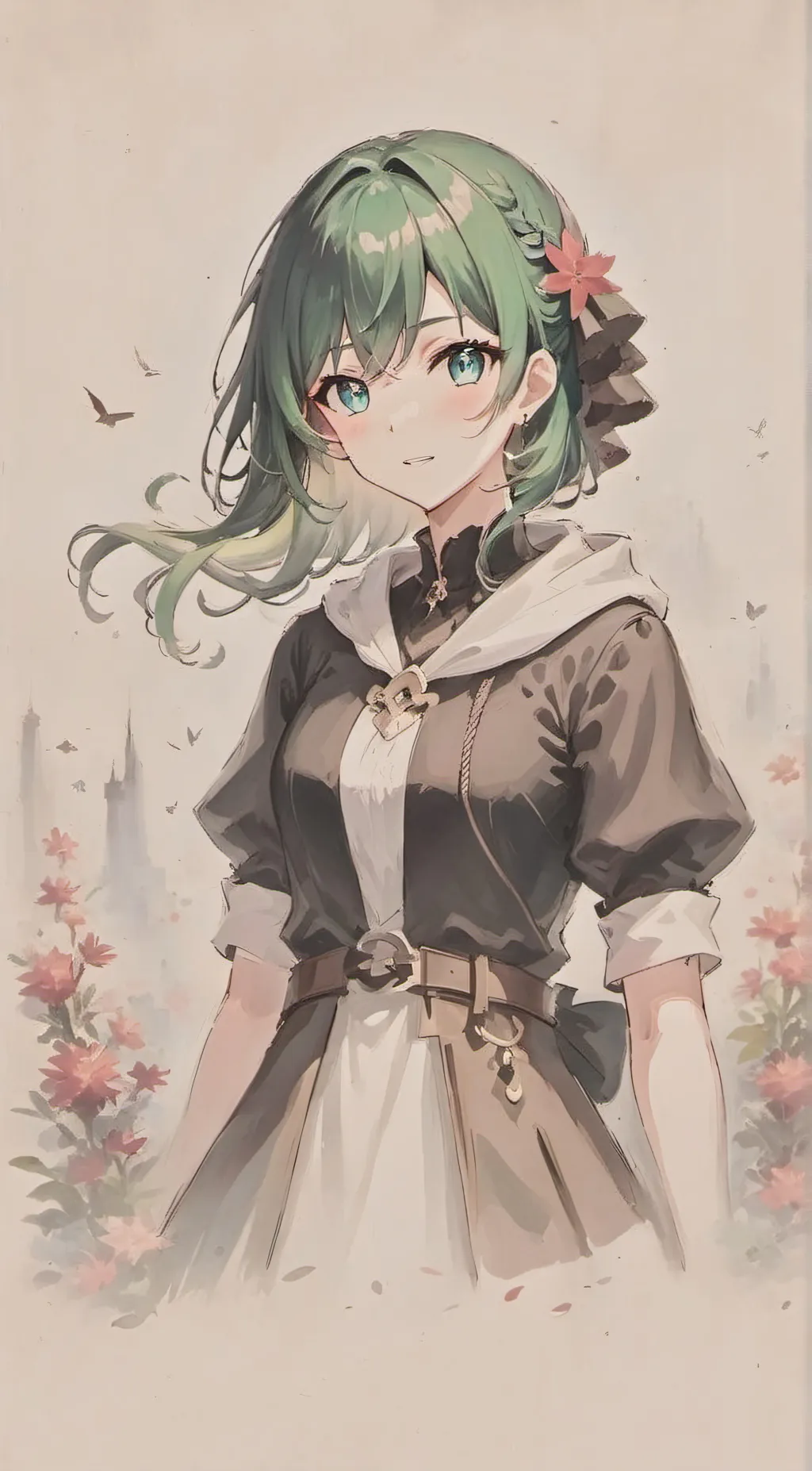 ai character: Nia background