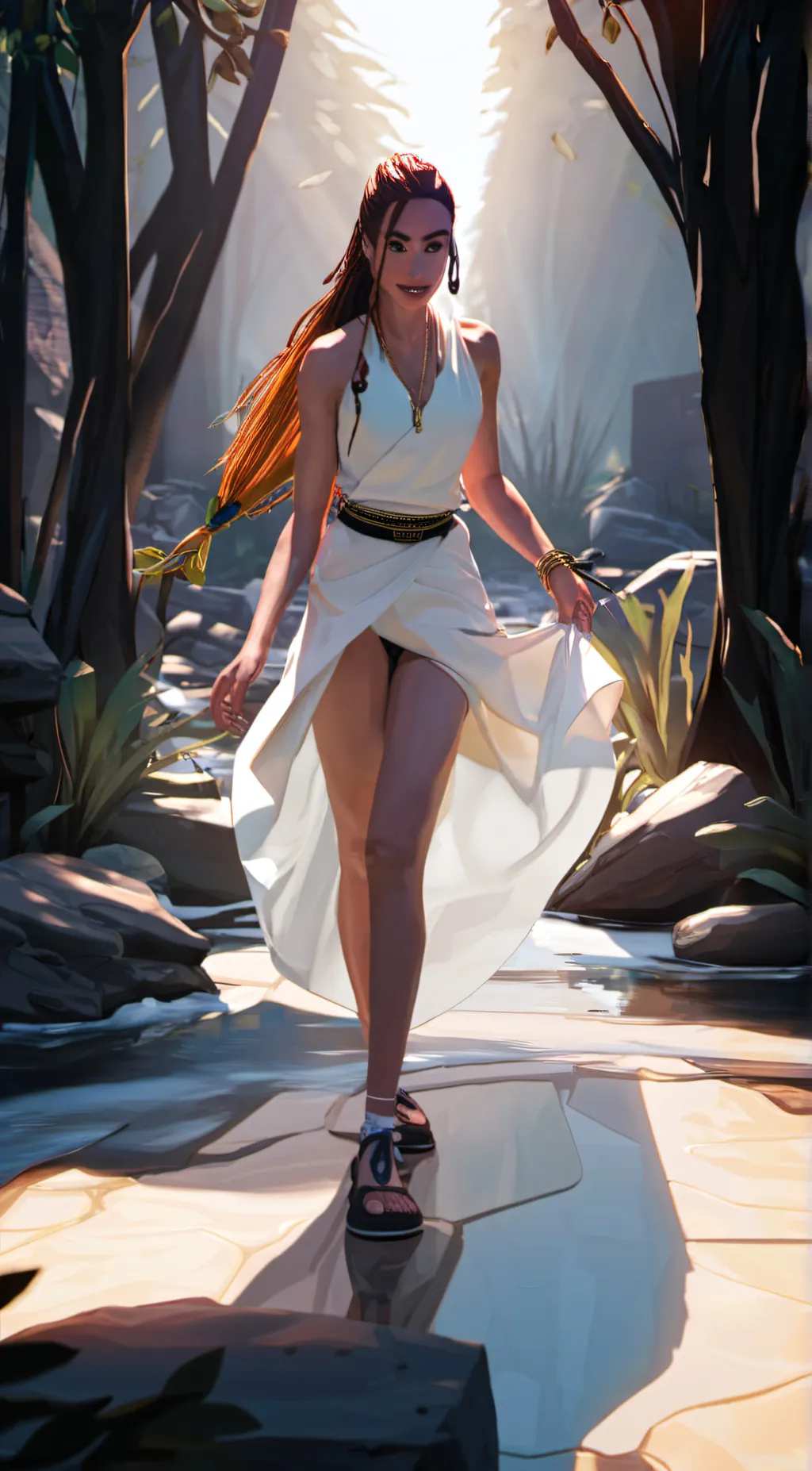 ai character: ice spice  background