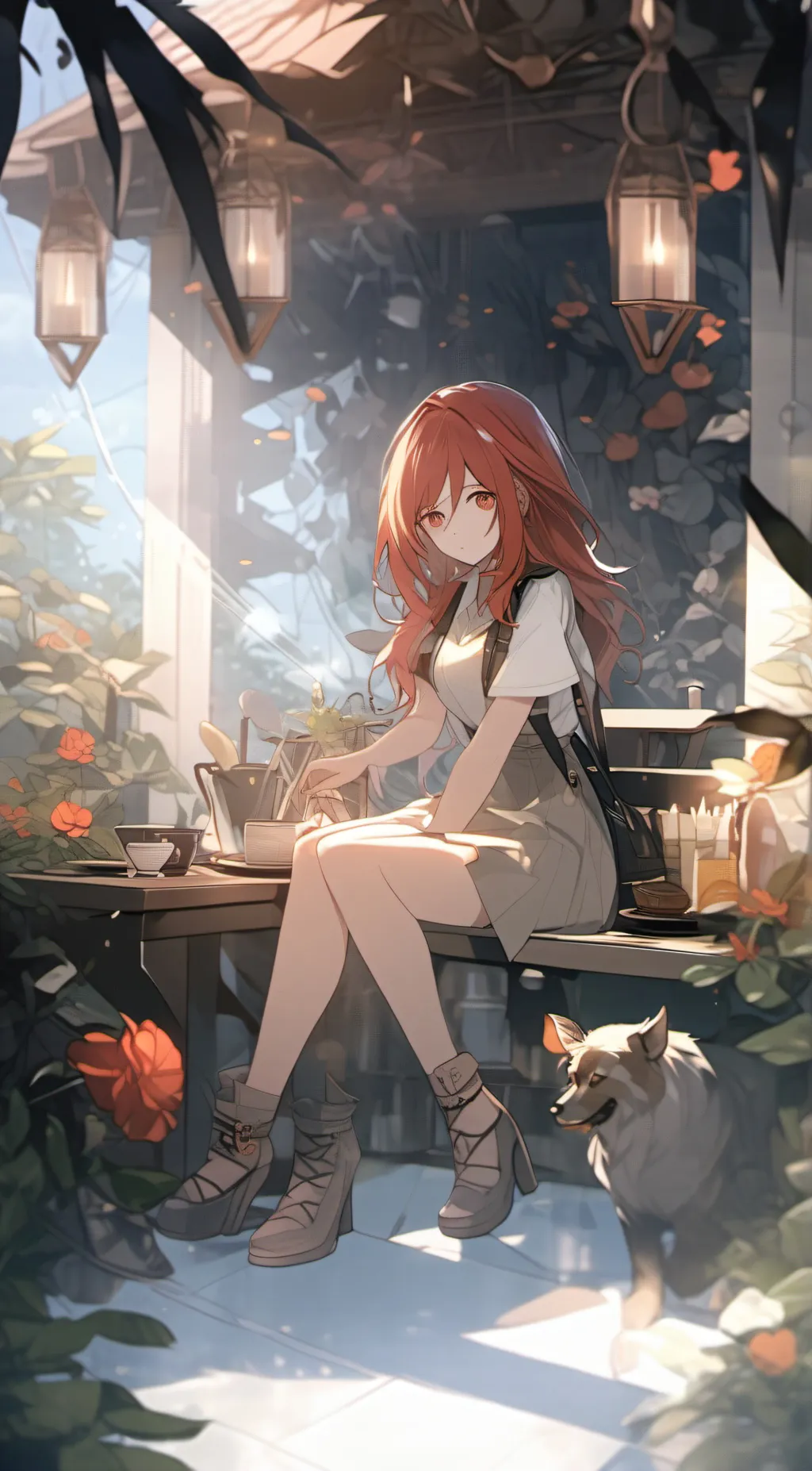 ai character: Redy background