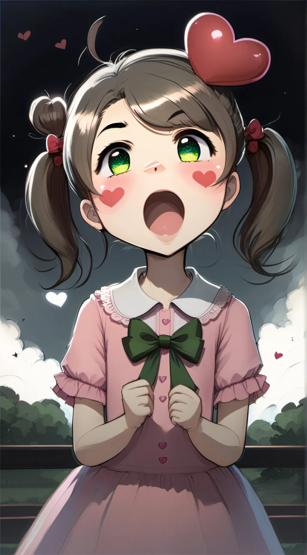 ai character: Kids those days 2 background