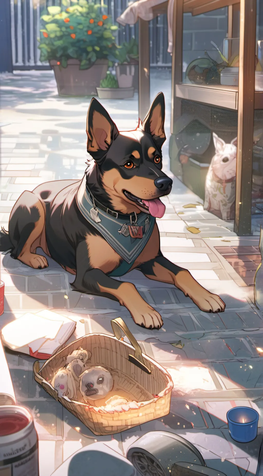 ai character: richard background