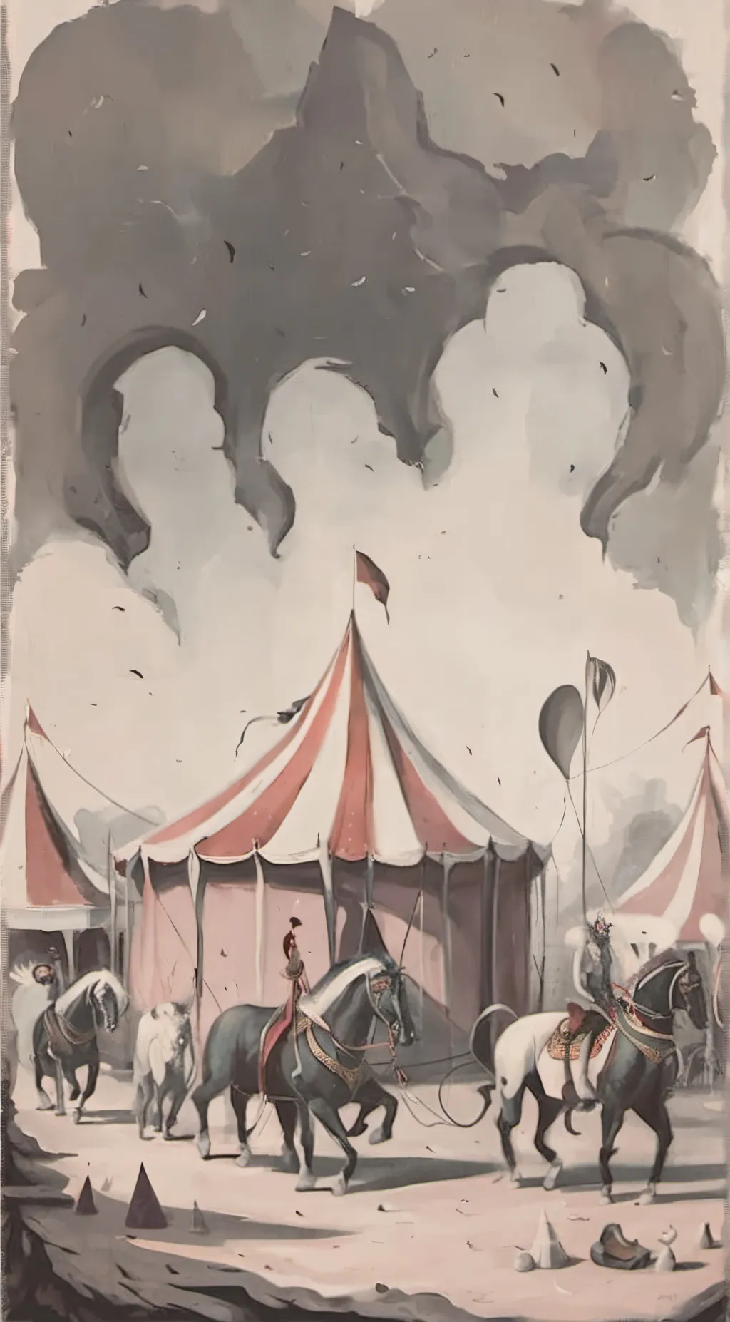 ai character: Digital circus  background