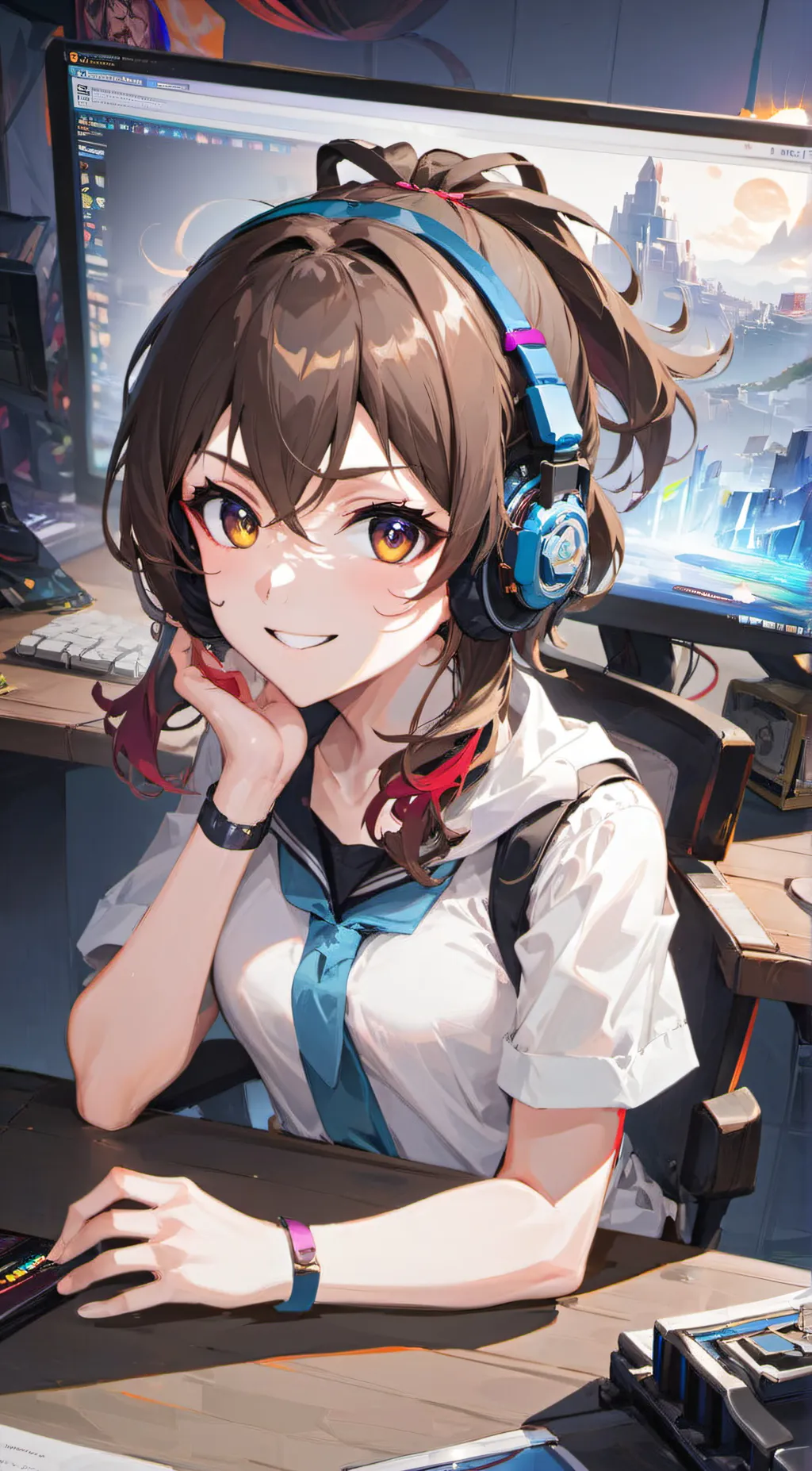 ai character: Andrea background