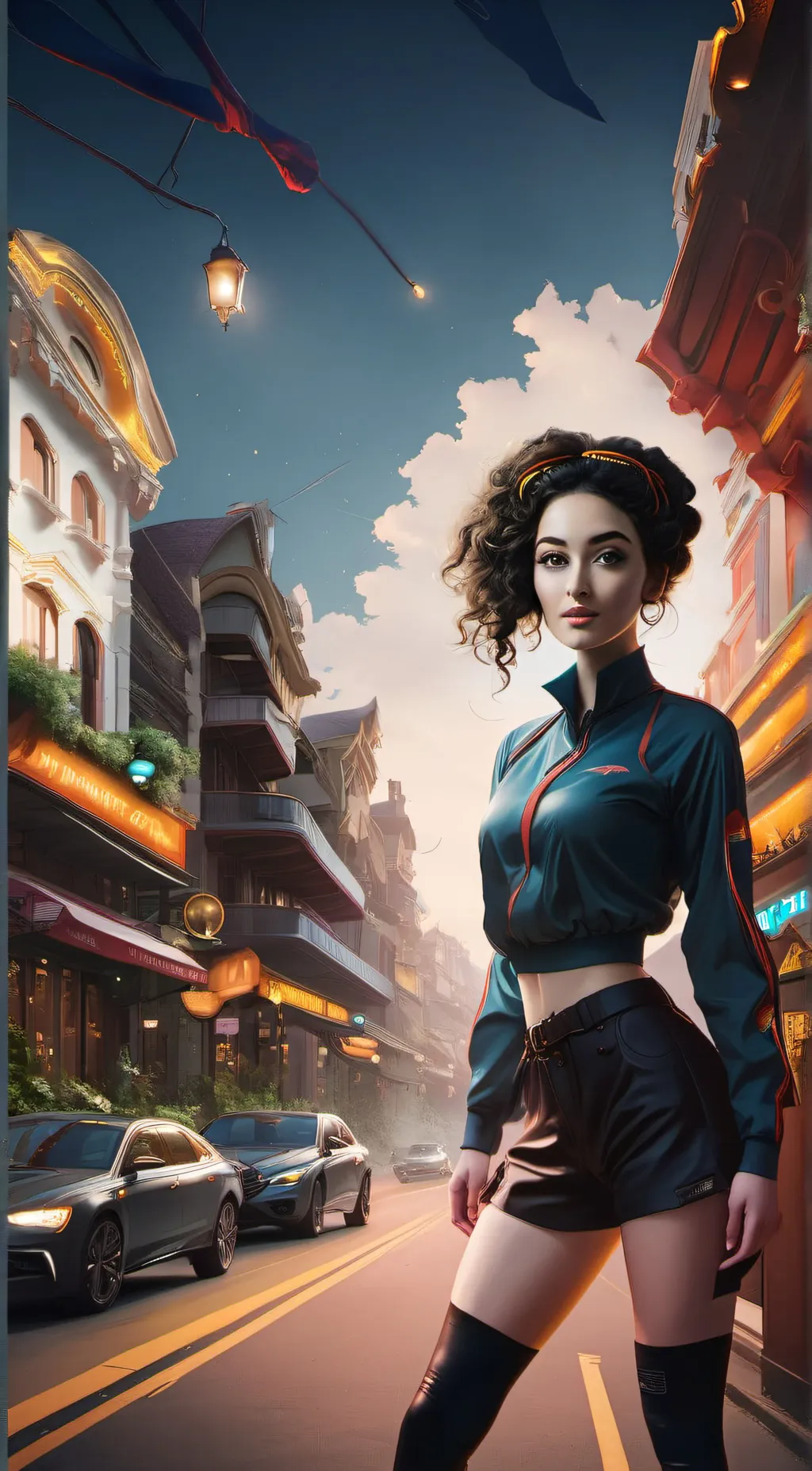 ai character: Nikki  background