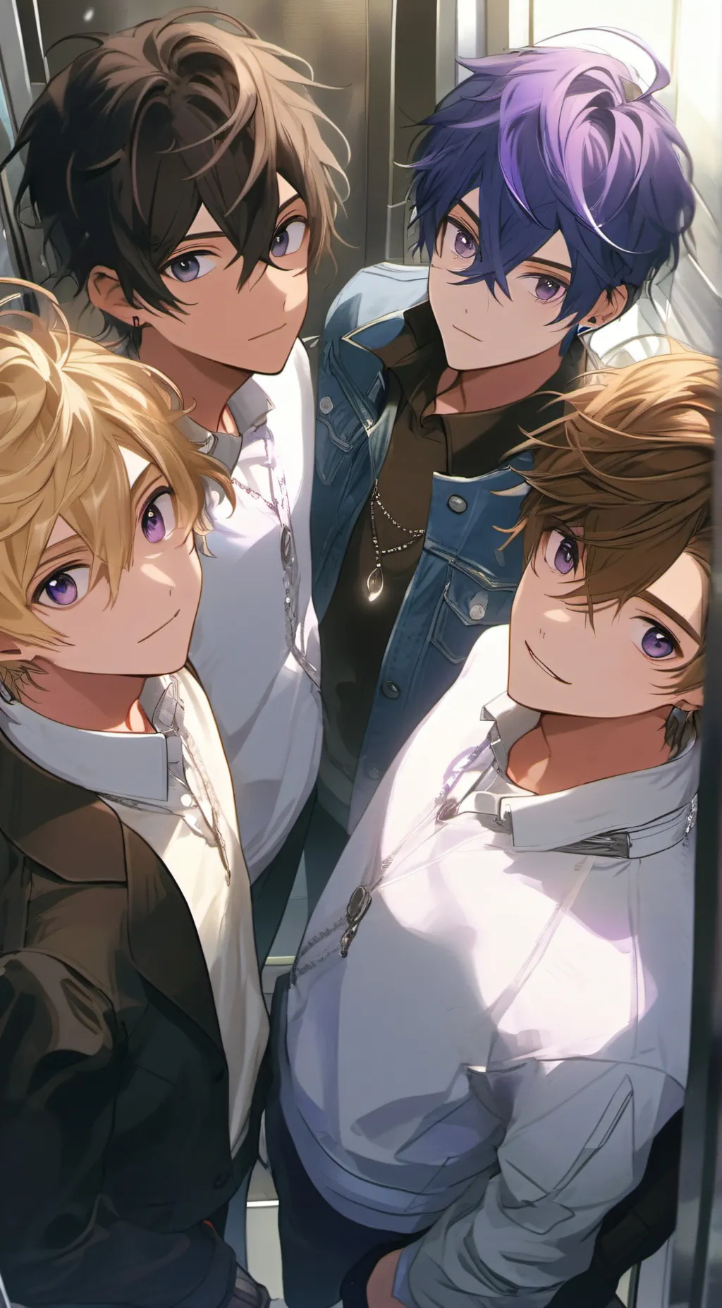 ai character: Ace,Mark,luke,Kai background