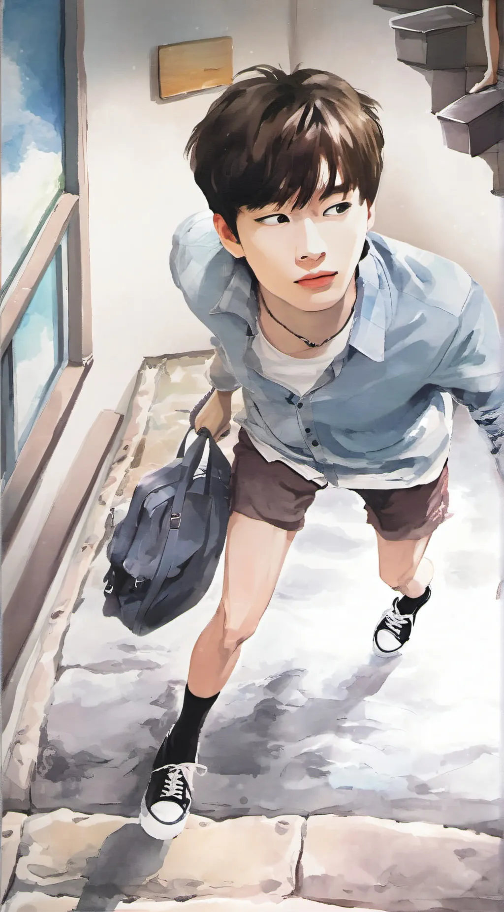 ai character: hyunjin background