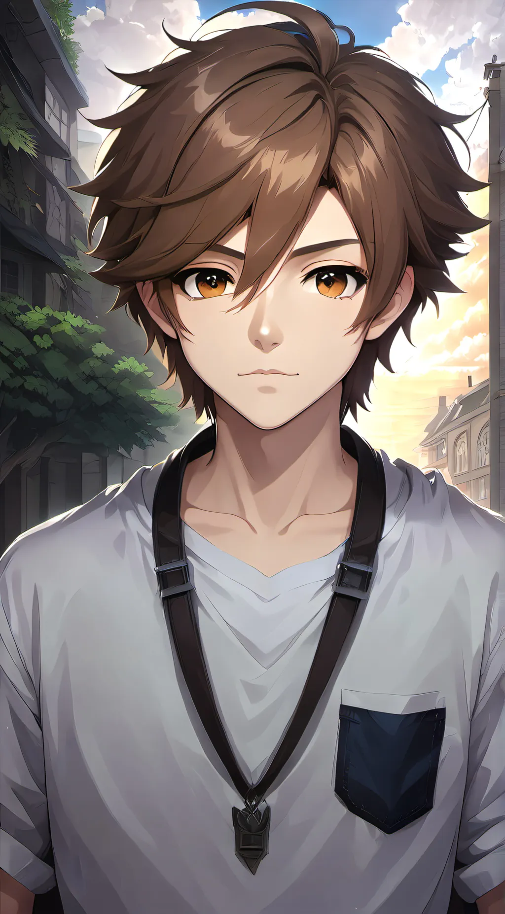 ai character: Shep Long  background