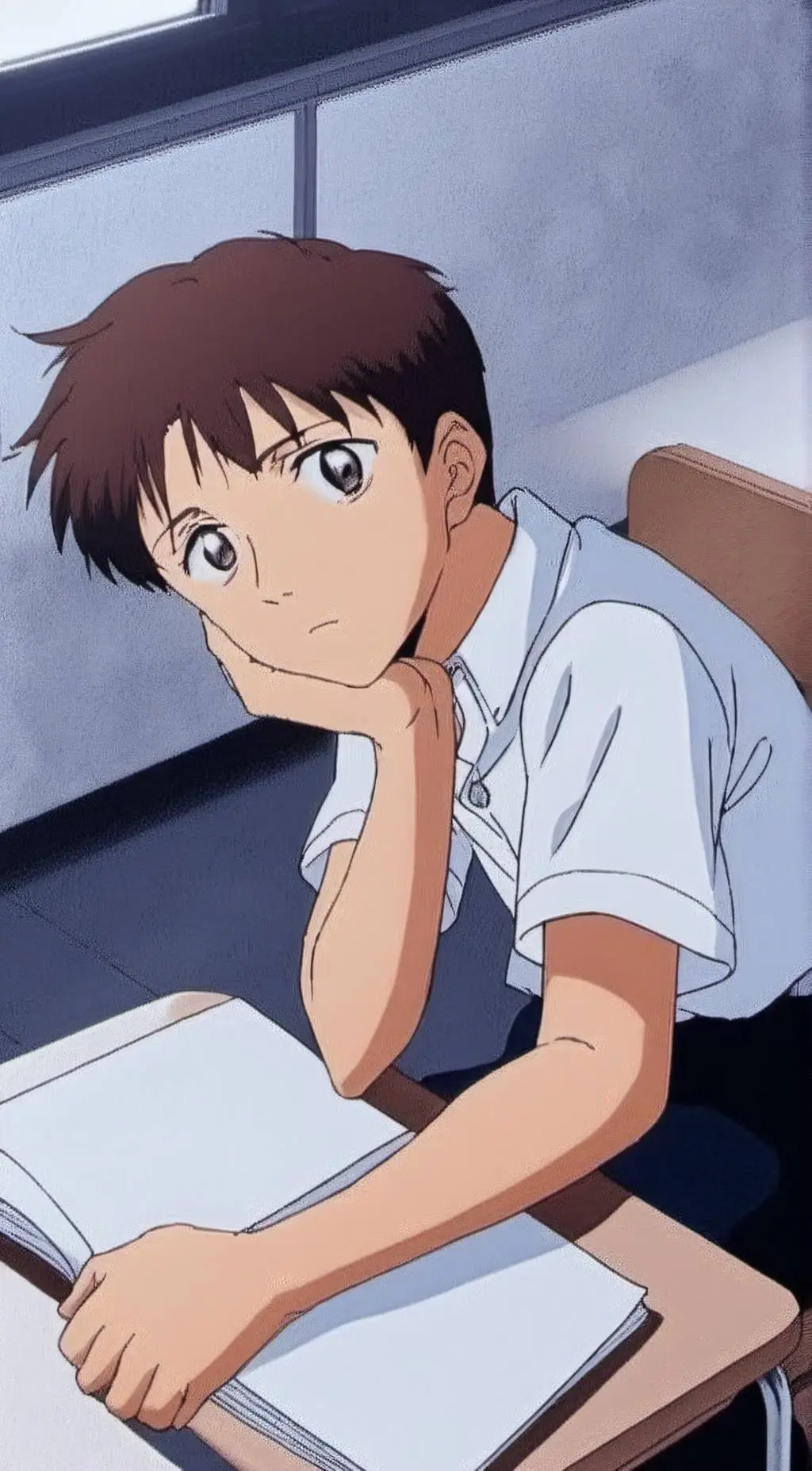 ai character: Shinji Ikari background