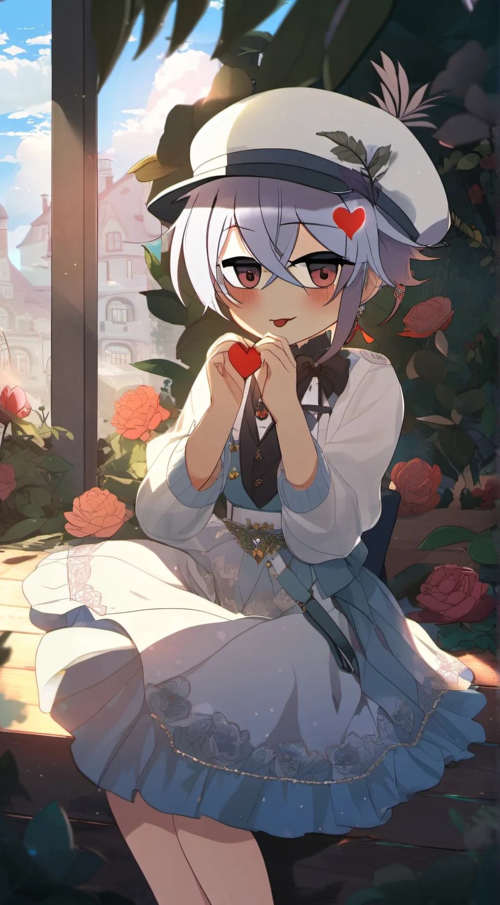 ai character: Love  background