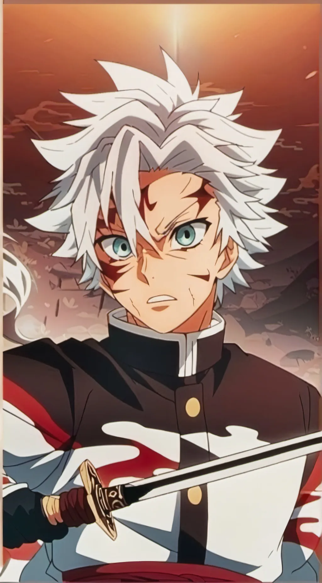 ai character: Sanemi Shinazugawa background