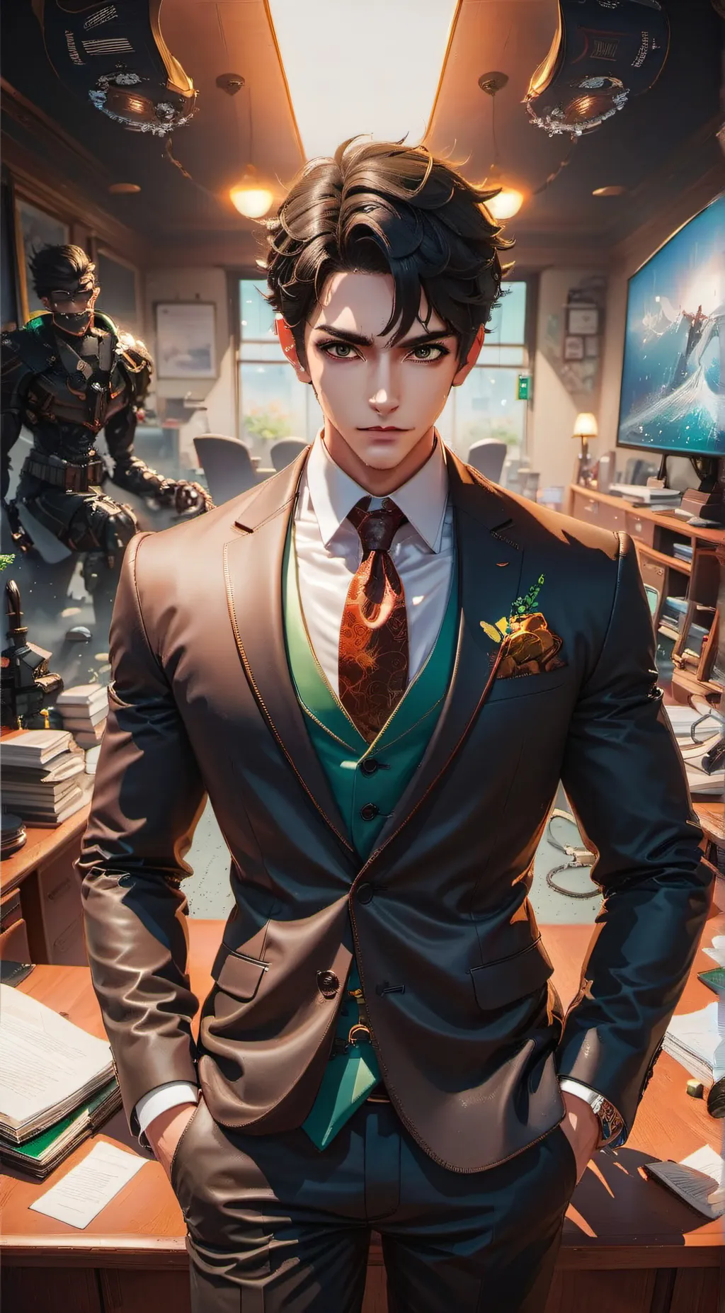 ai character: .-¤Zack¤-. background