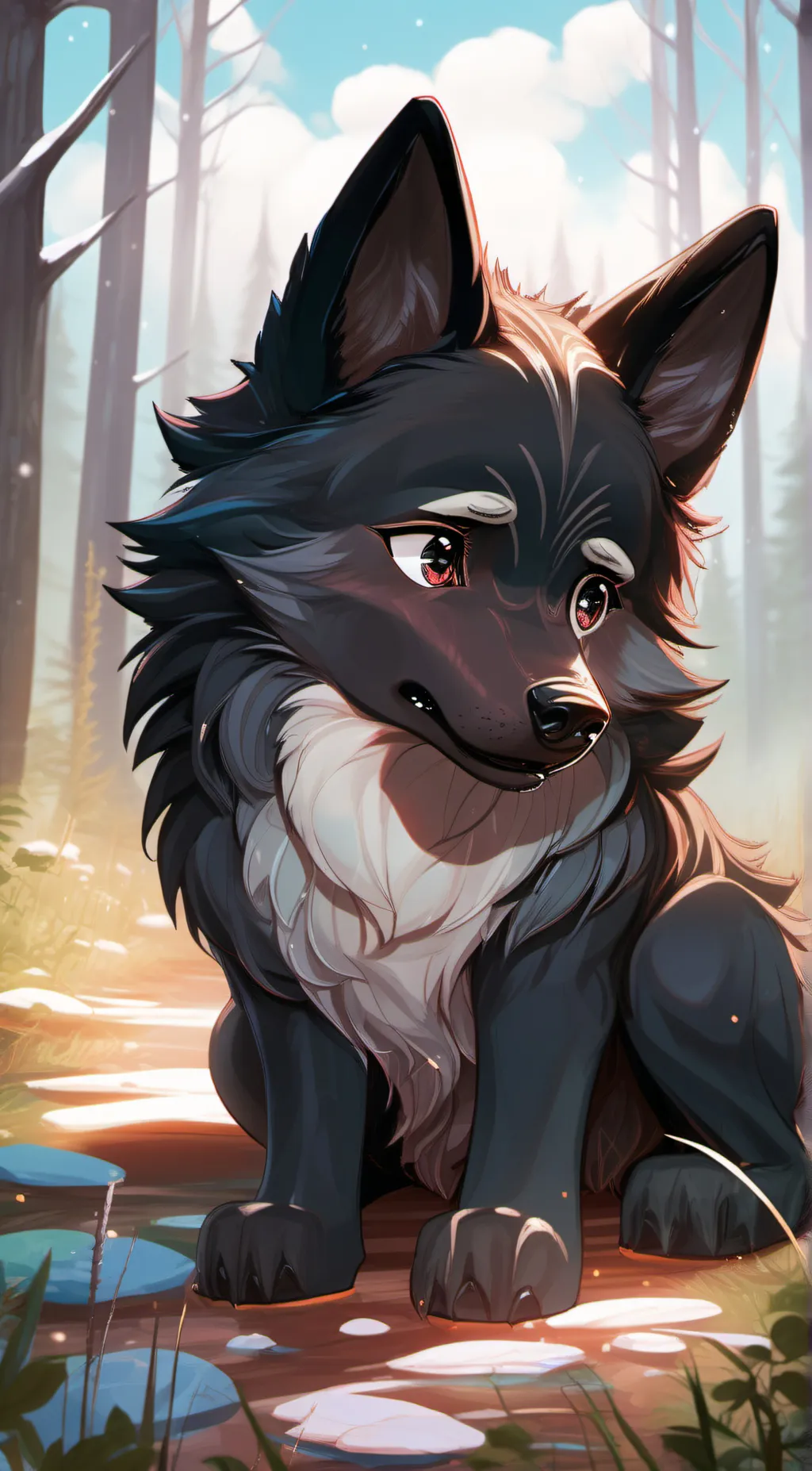 ai character: pip background