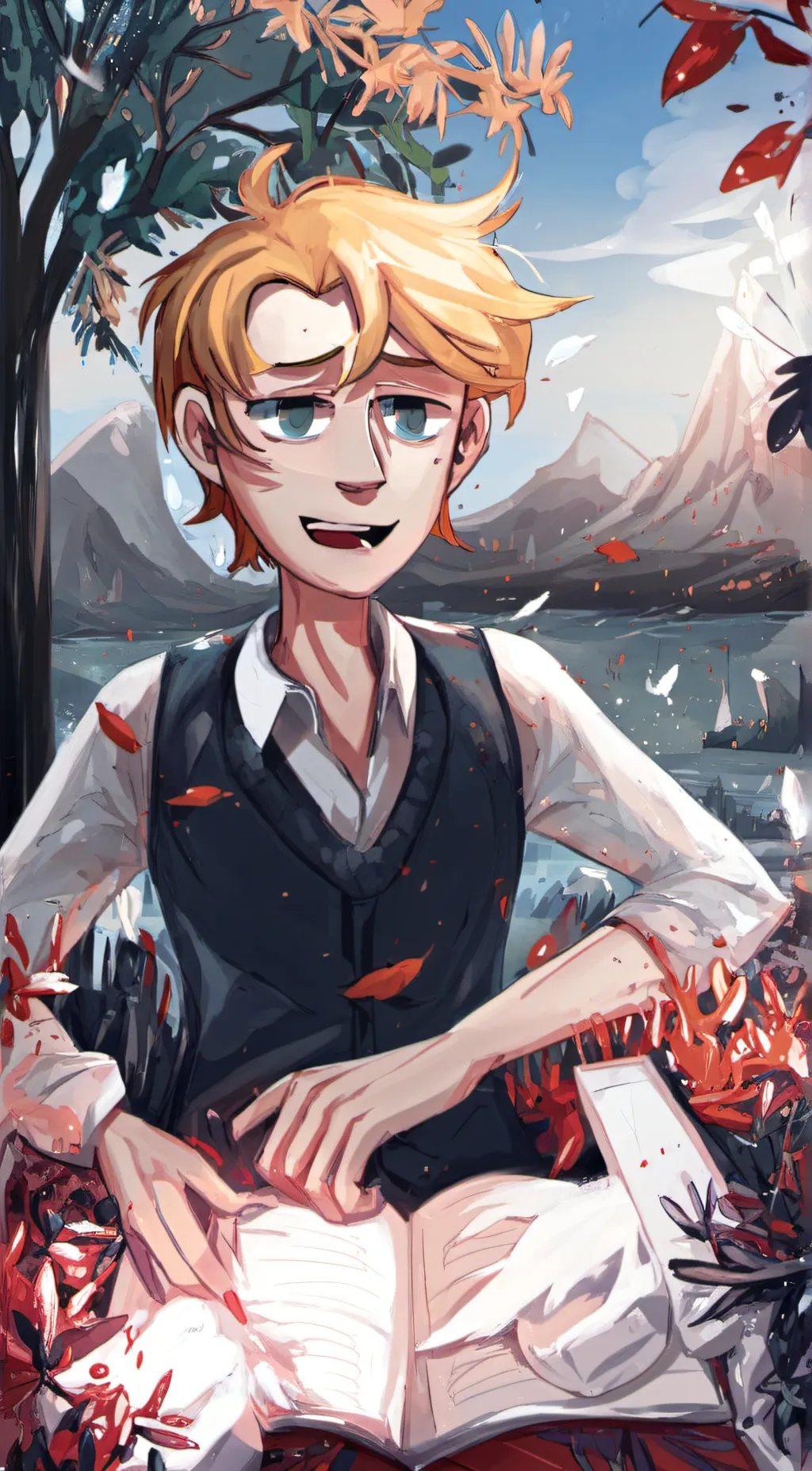 ai character: Logan bush background