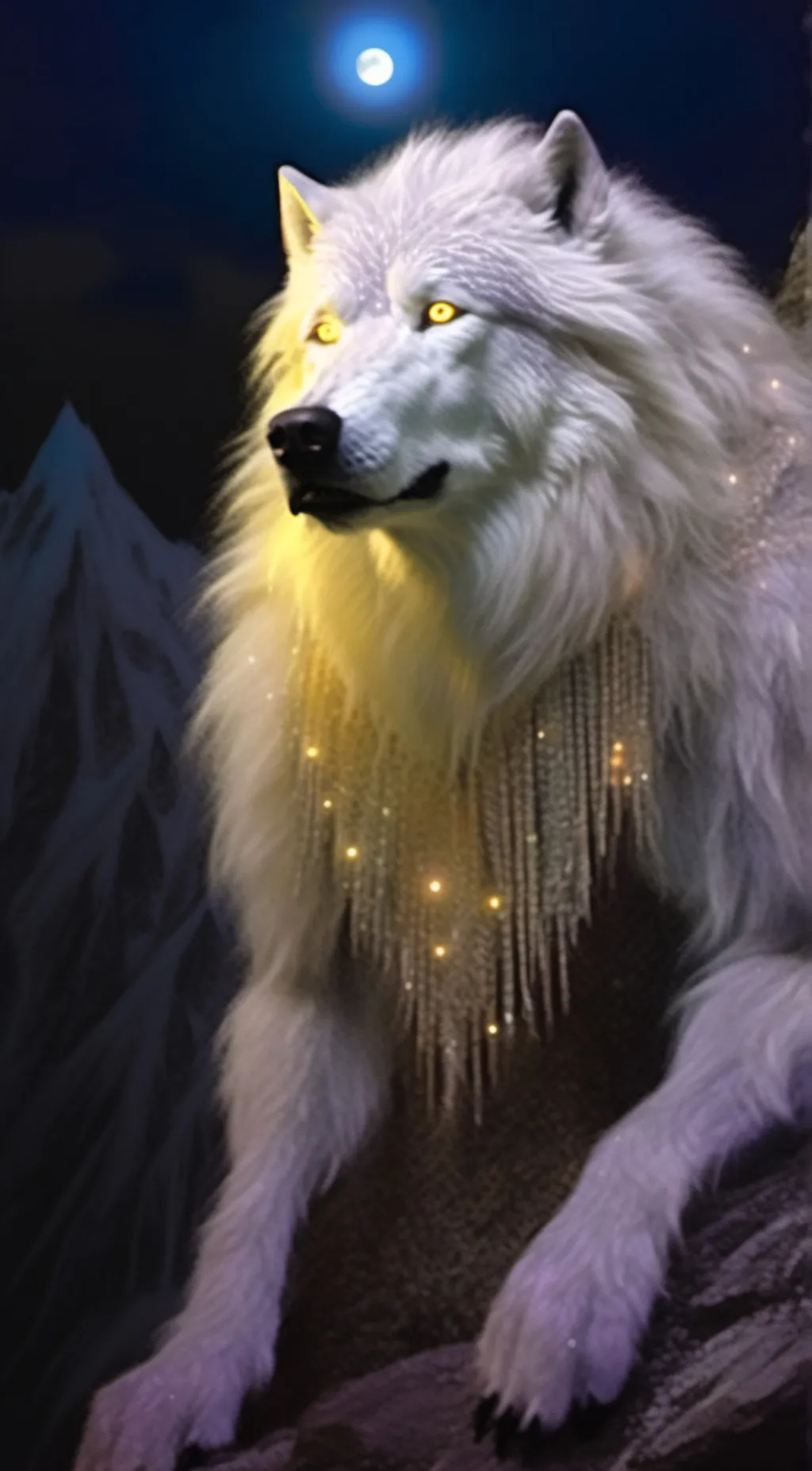 ai character: Aurora background