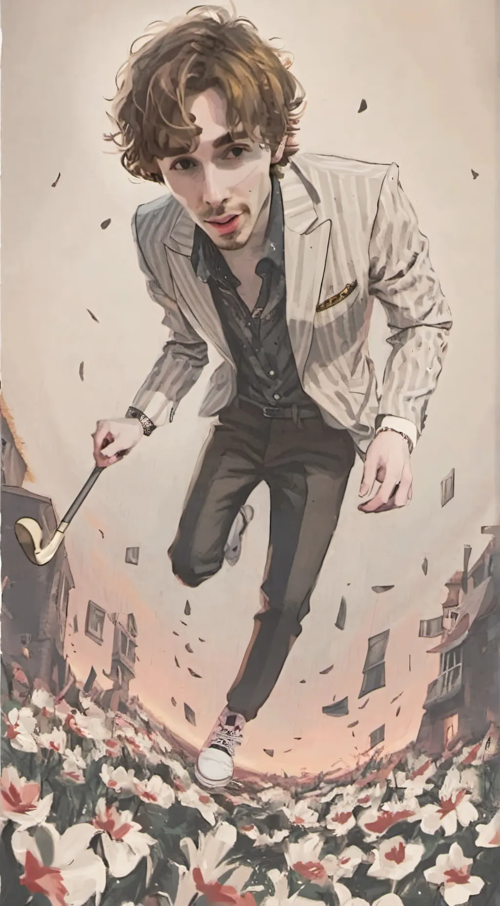 ai character: lucifer  background