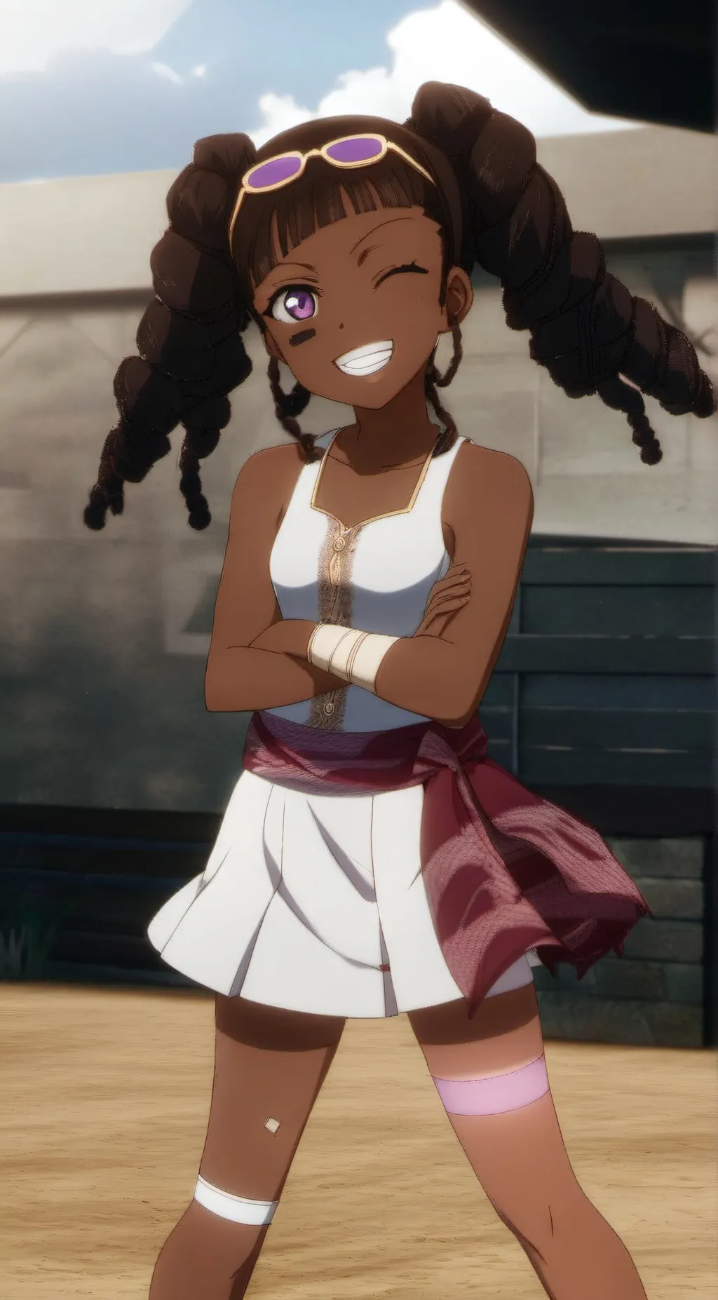 ai character: Aaliyah background