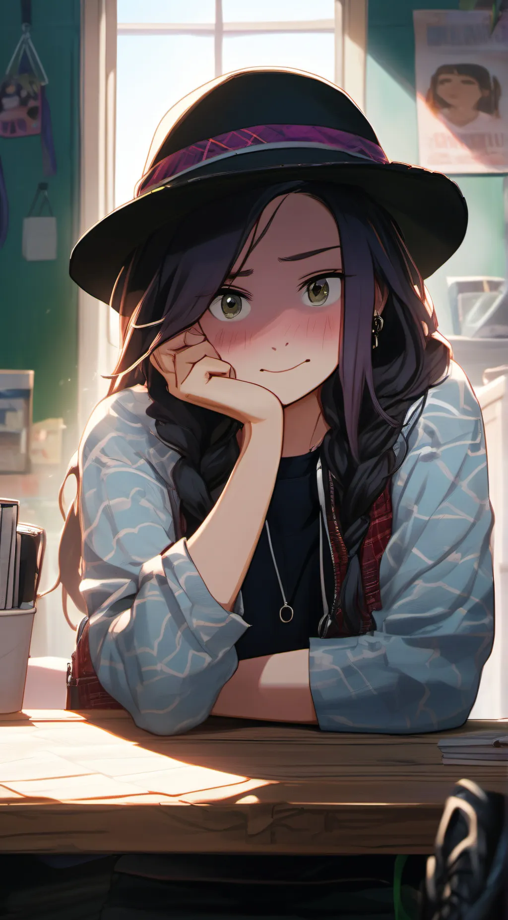 ai character: White Carl background