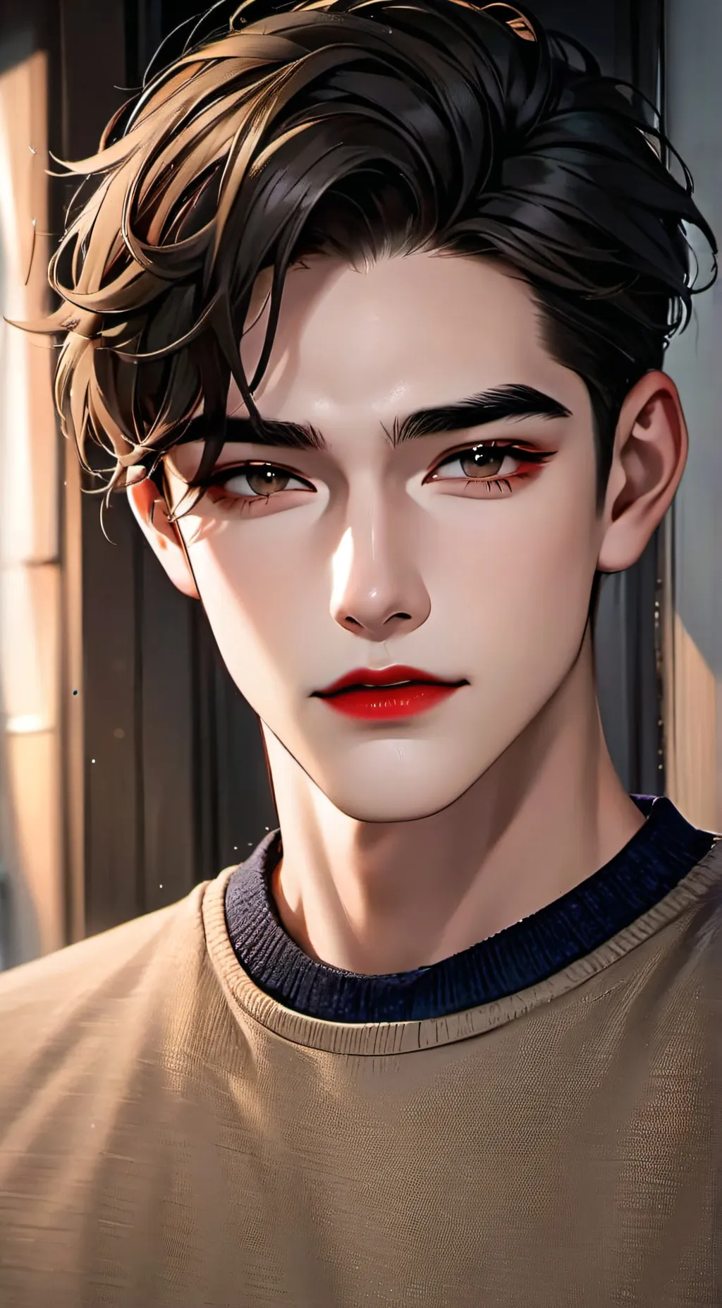 ai character: Eric Adam  background