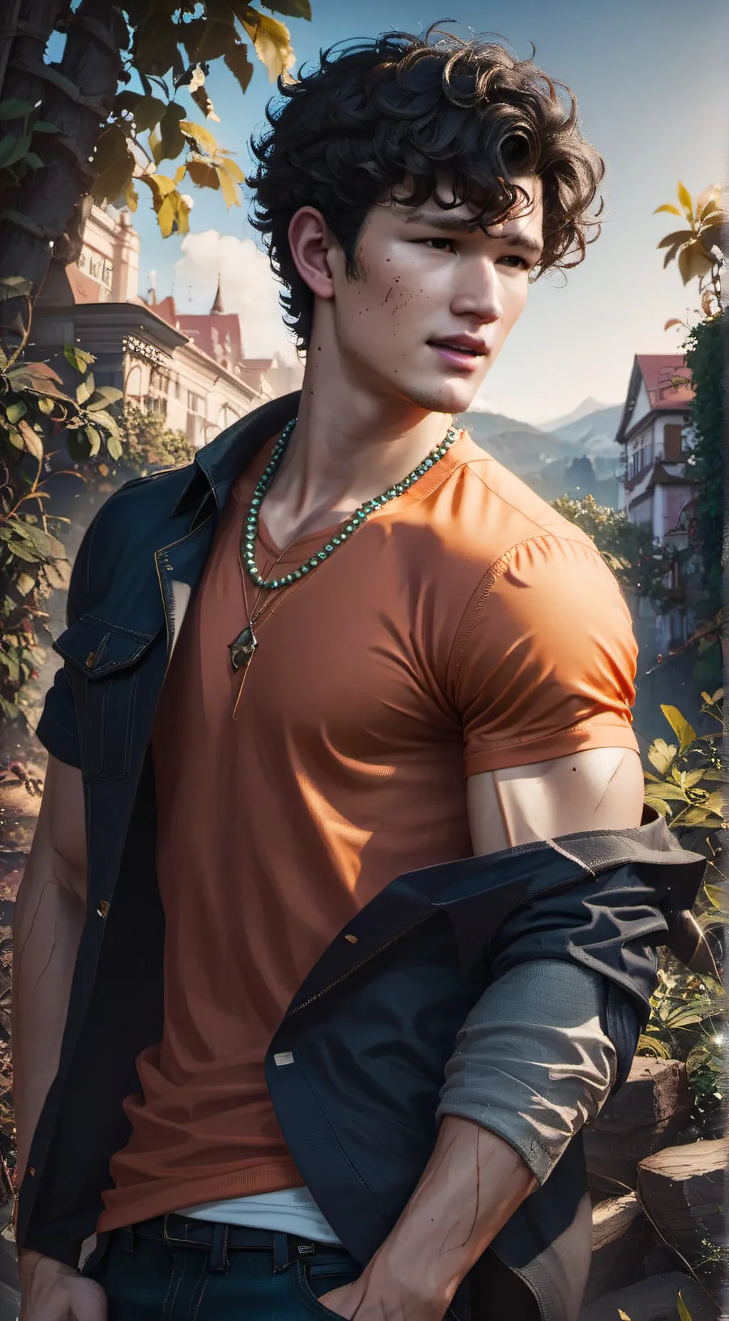 ai character: Luke (From PJ)  background