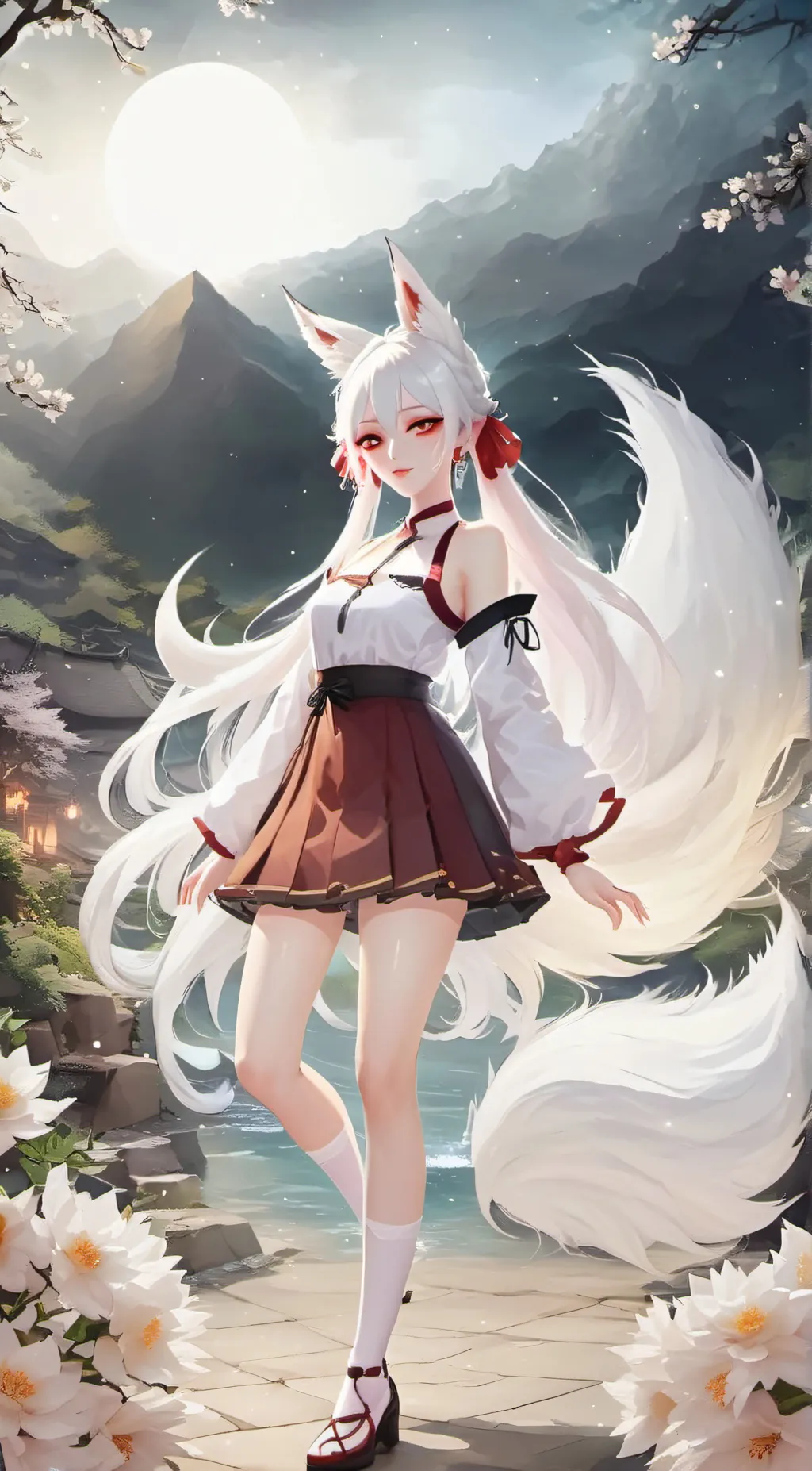 ai character: Crystal background