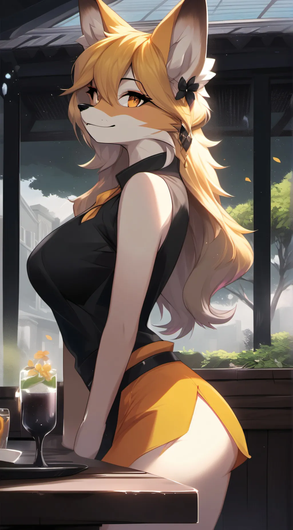 ai character: blaze background