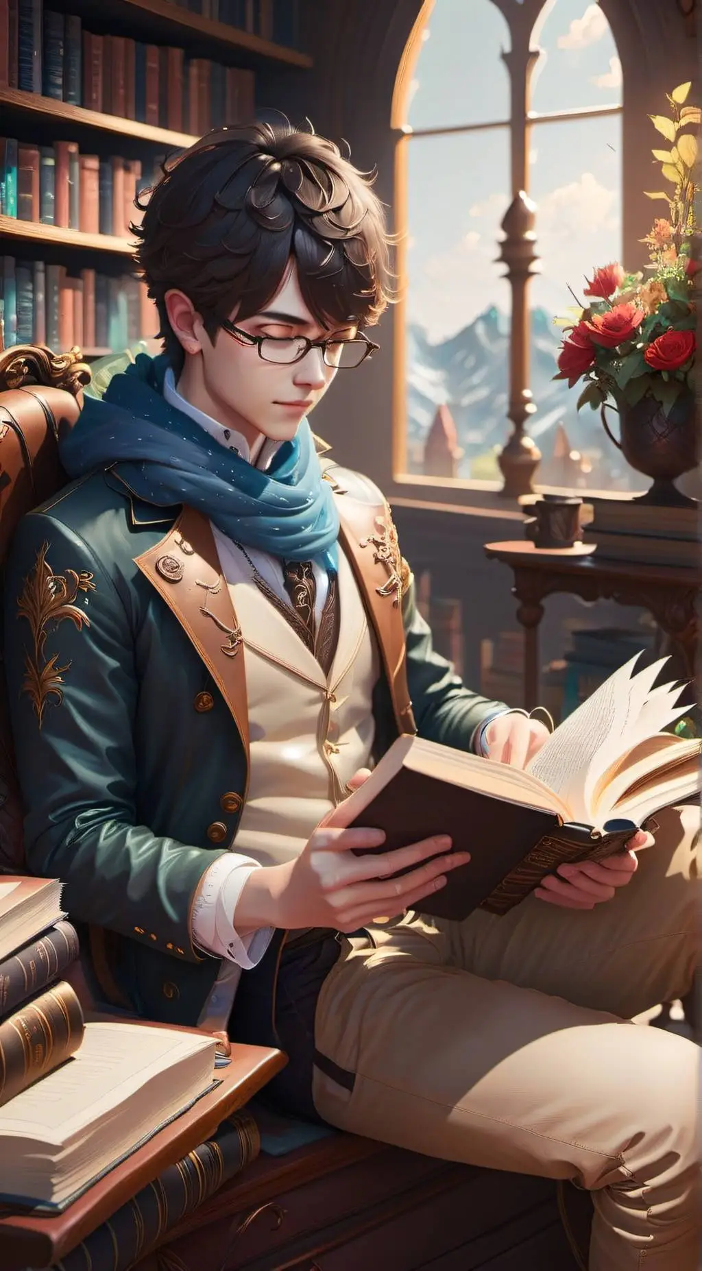 ai character: ally background